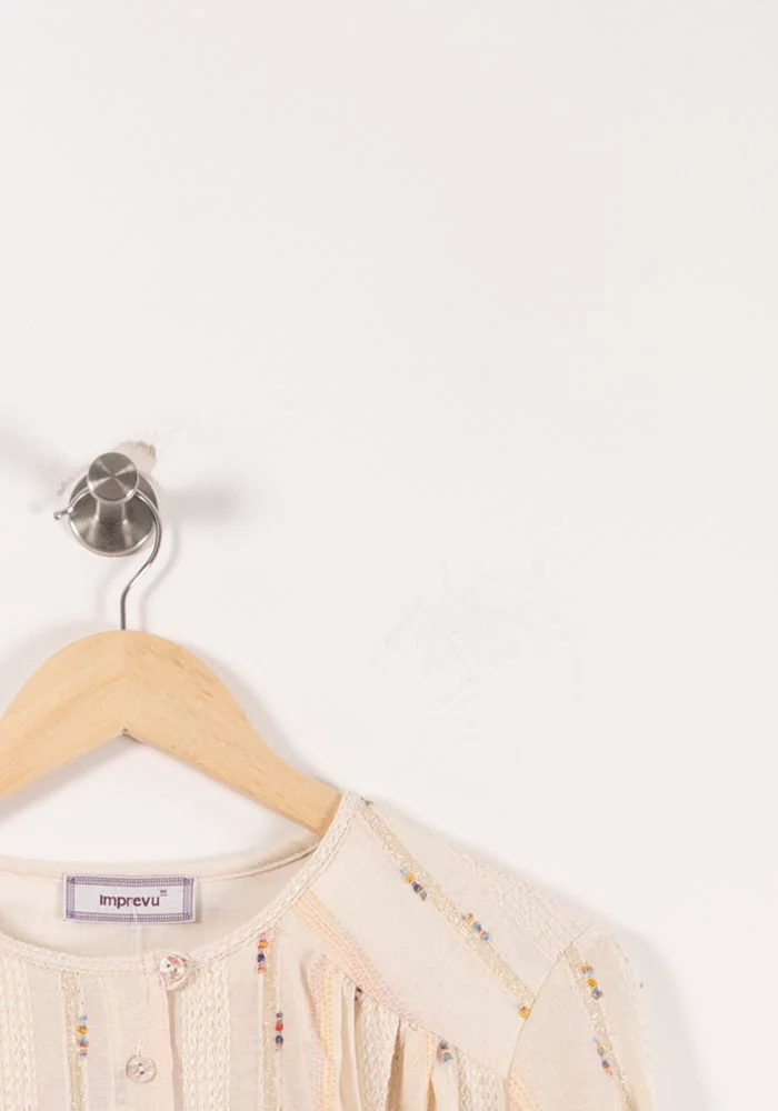 Blouse Écrue - Taille L/40 - Image 3