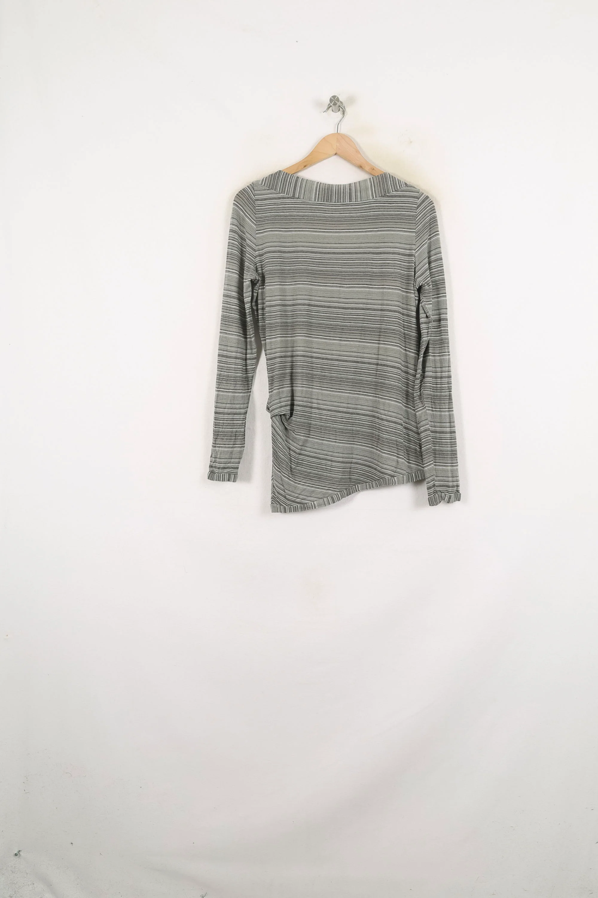 Blouse Grise et Verte - Taille S/36 - Image 4