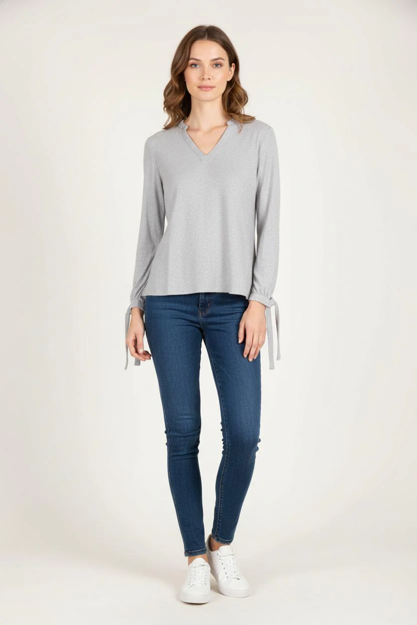 Blouse Grise - Taille S/36