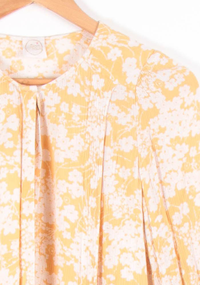 Blouse Jaune et Blanche - Taille XS/34 - Image 3