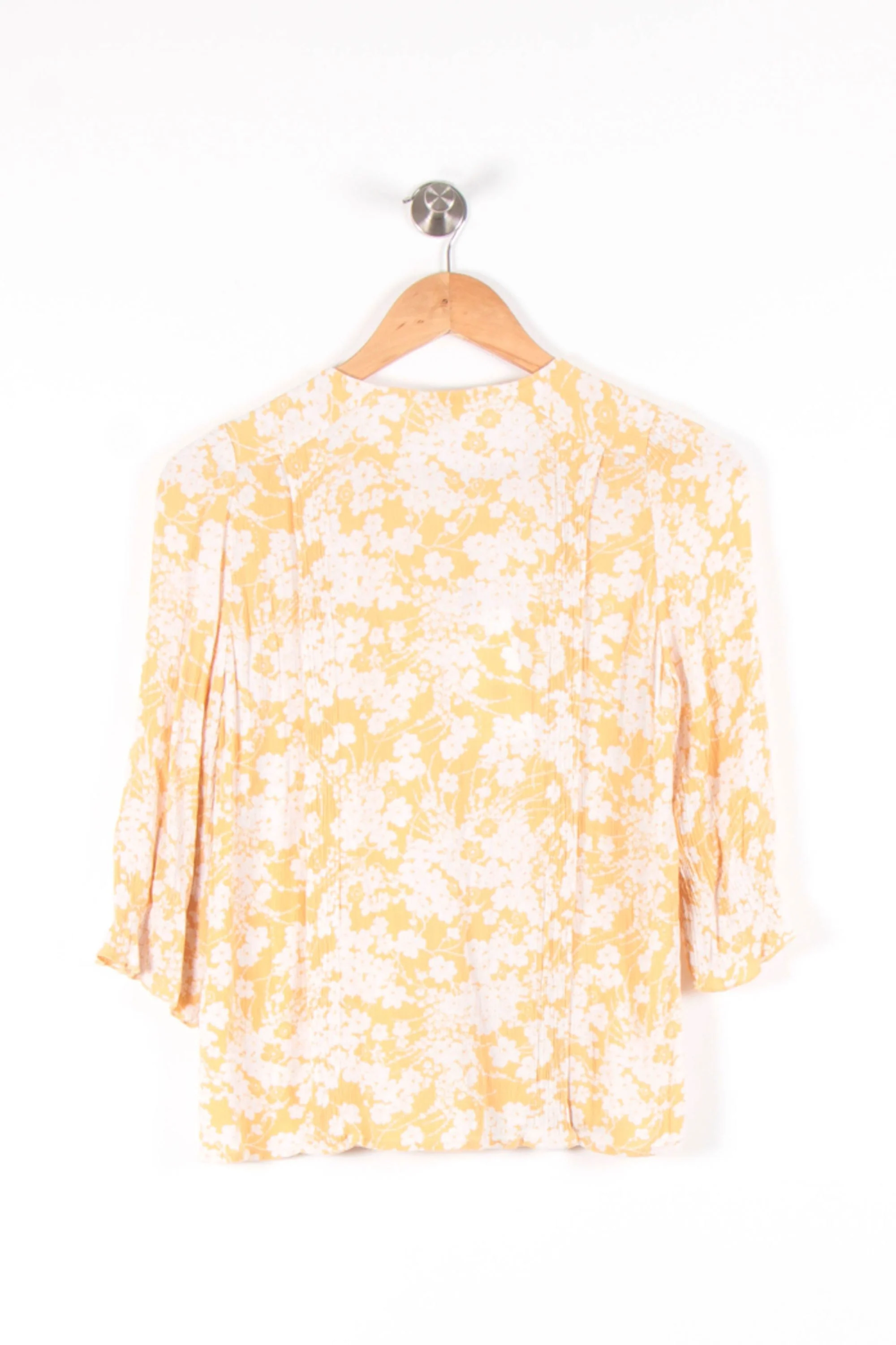 Blouse Jaune et Blanche - Taille XS/34 - Image 4