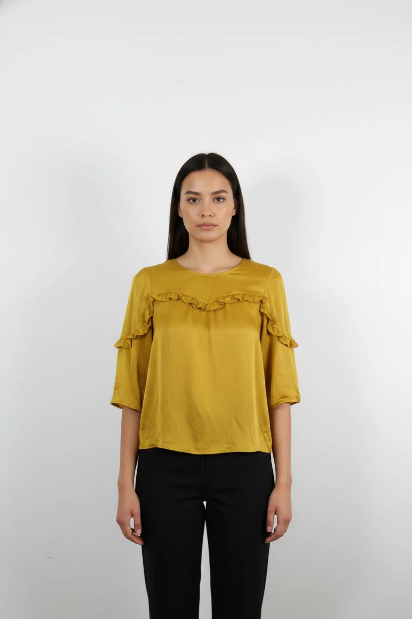 Blouse Jaune - Taille S/36