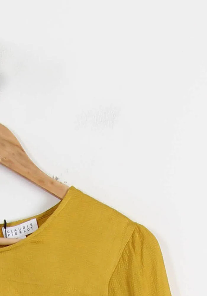 Blouse Jaune - Taille S/36 - Image 3