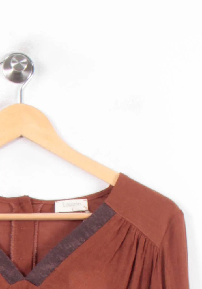 Blouse Marron - Taille XS/34 - Image 3