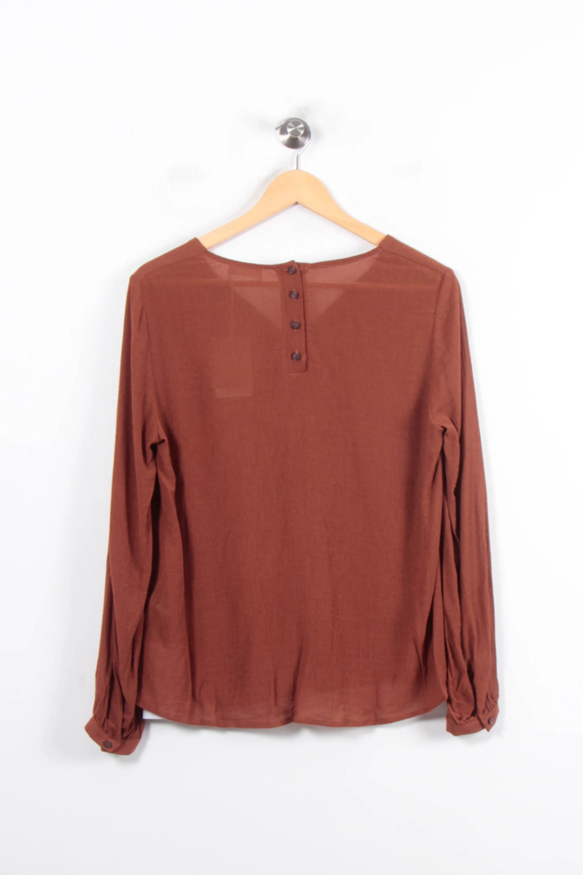 Blouse Marron - Taille XS/34 - Image 4