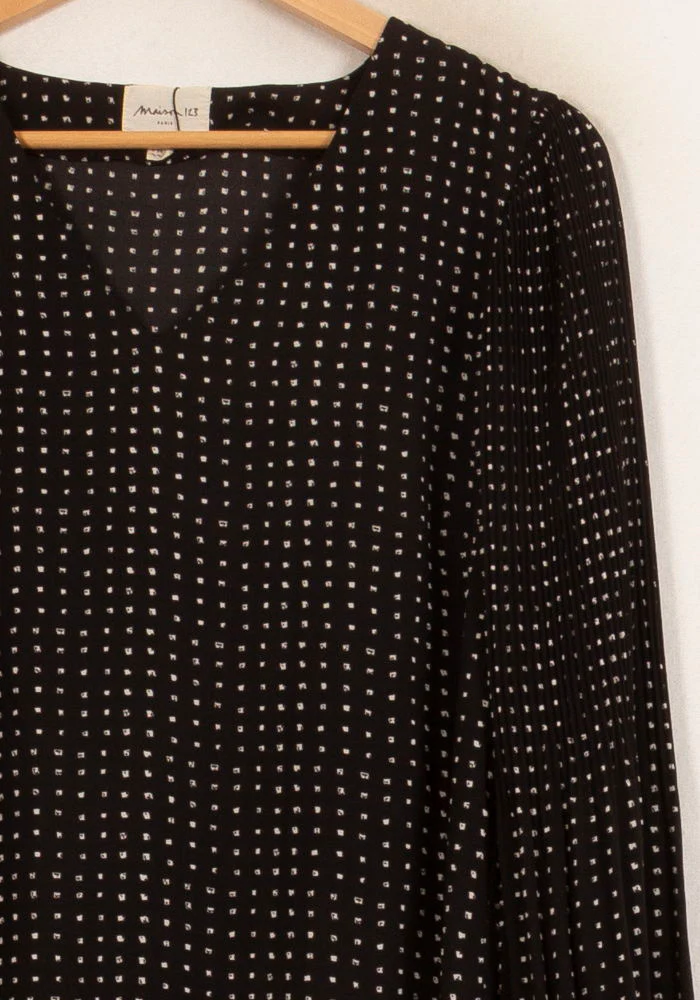 Blouse Noire et Blanche - Taille M/38 - Image 3