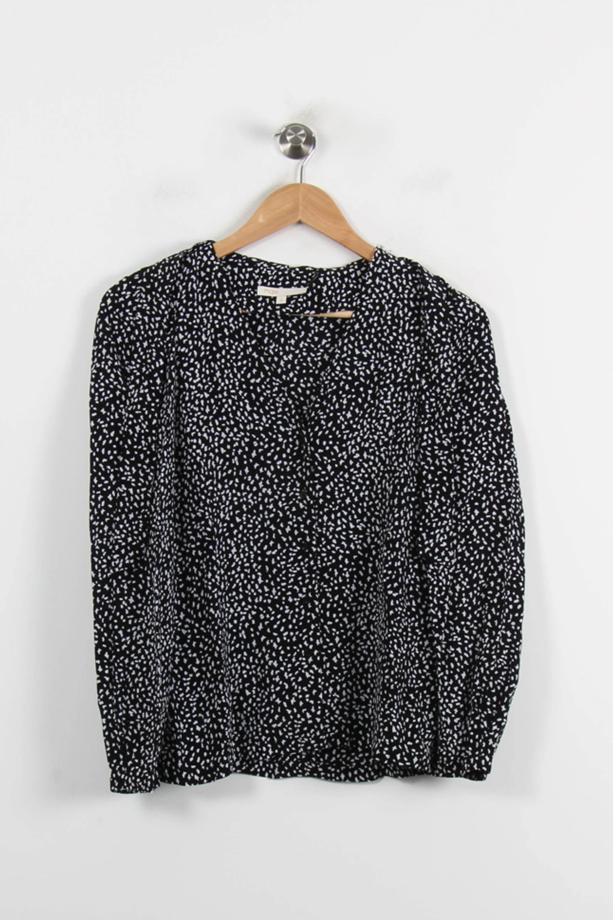 Blouse Noire et Blanche - Taille M/38 - Image 2