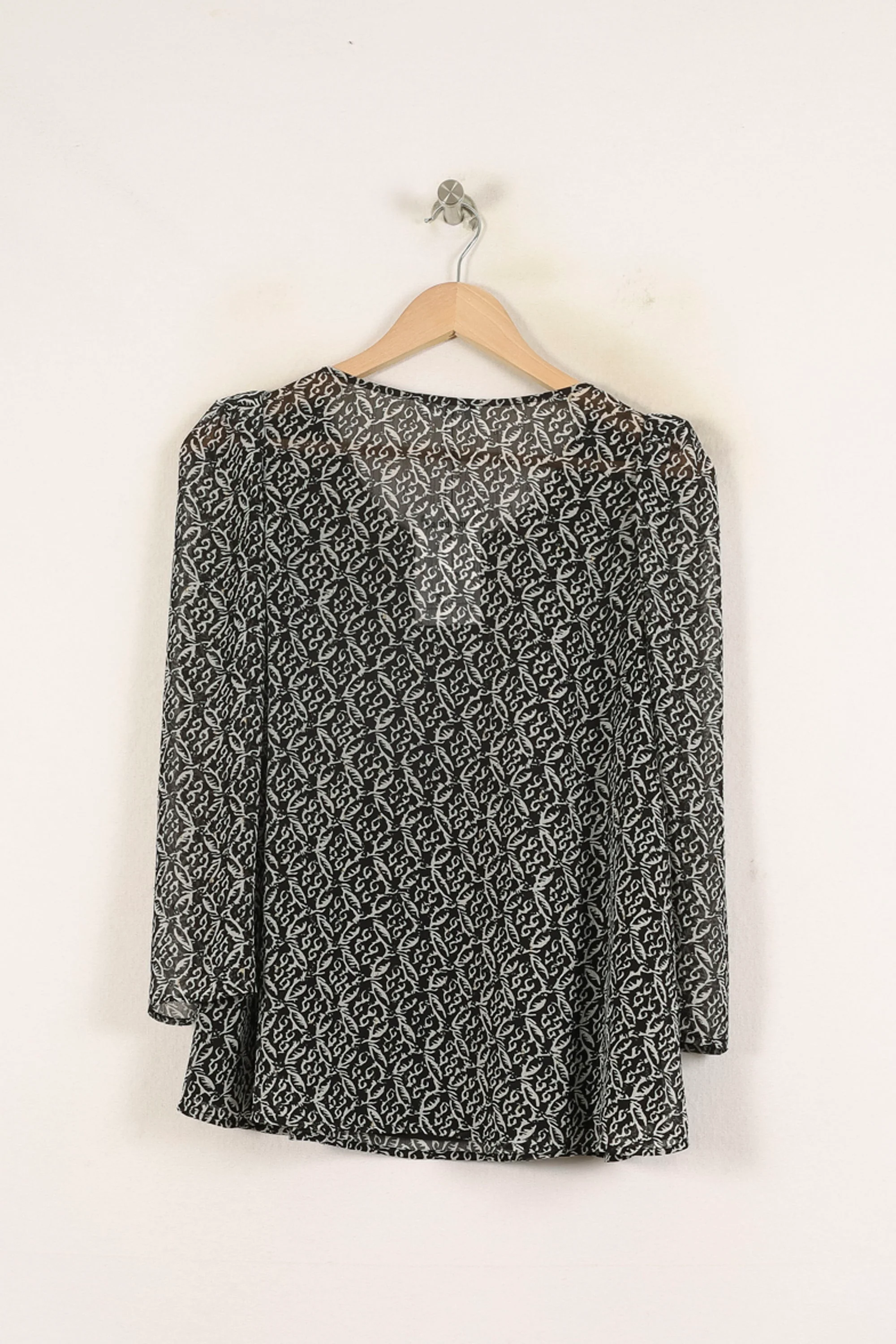Blouse Noire et Blanche - Taille S/36 - Image 4