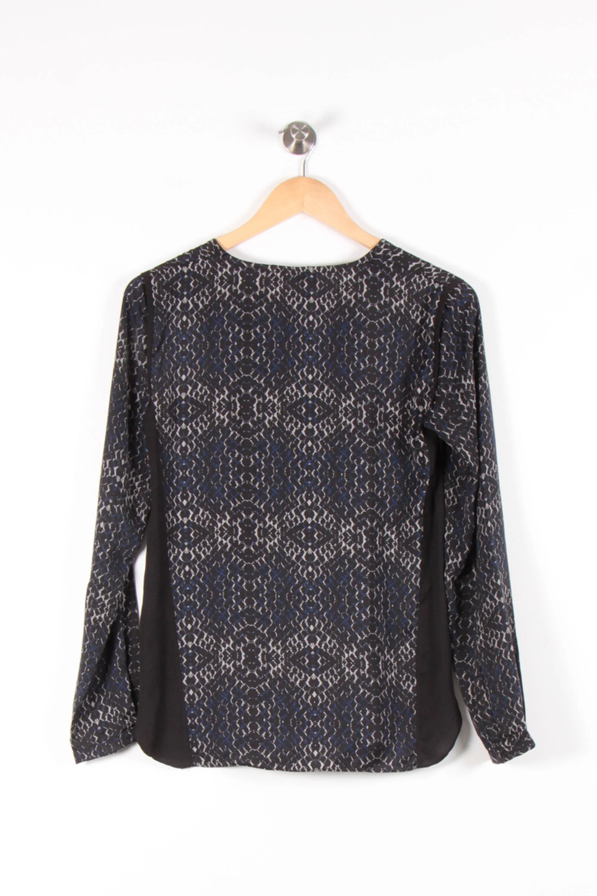 Blouse Noire et Bleue - Taille S/36 - Image 4