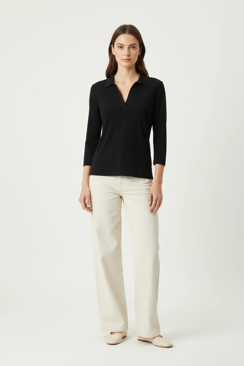 Blouse Noire - Taille L/40