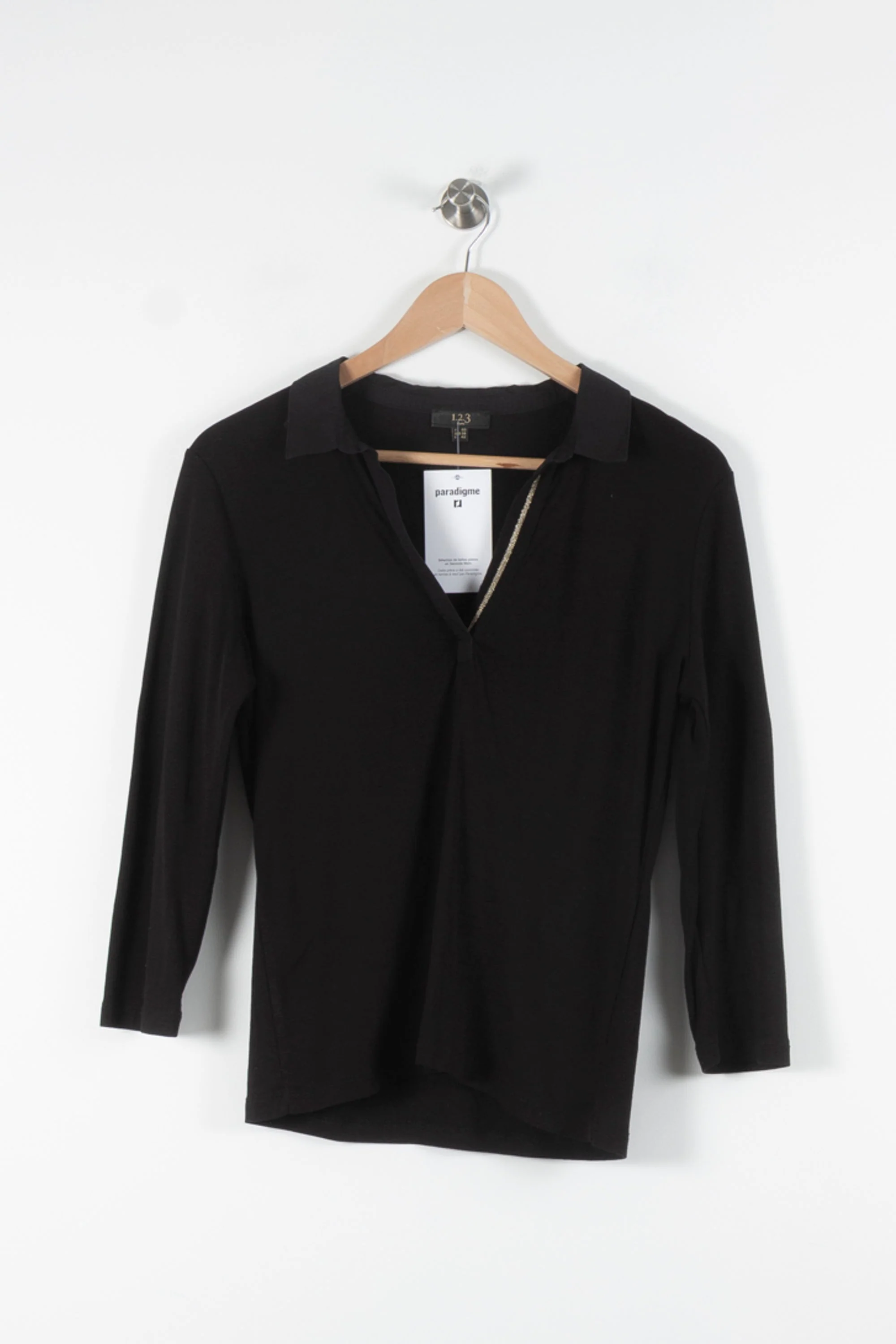 Blouse Noire - Taille L/40 - Image 2