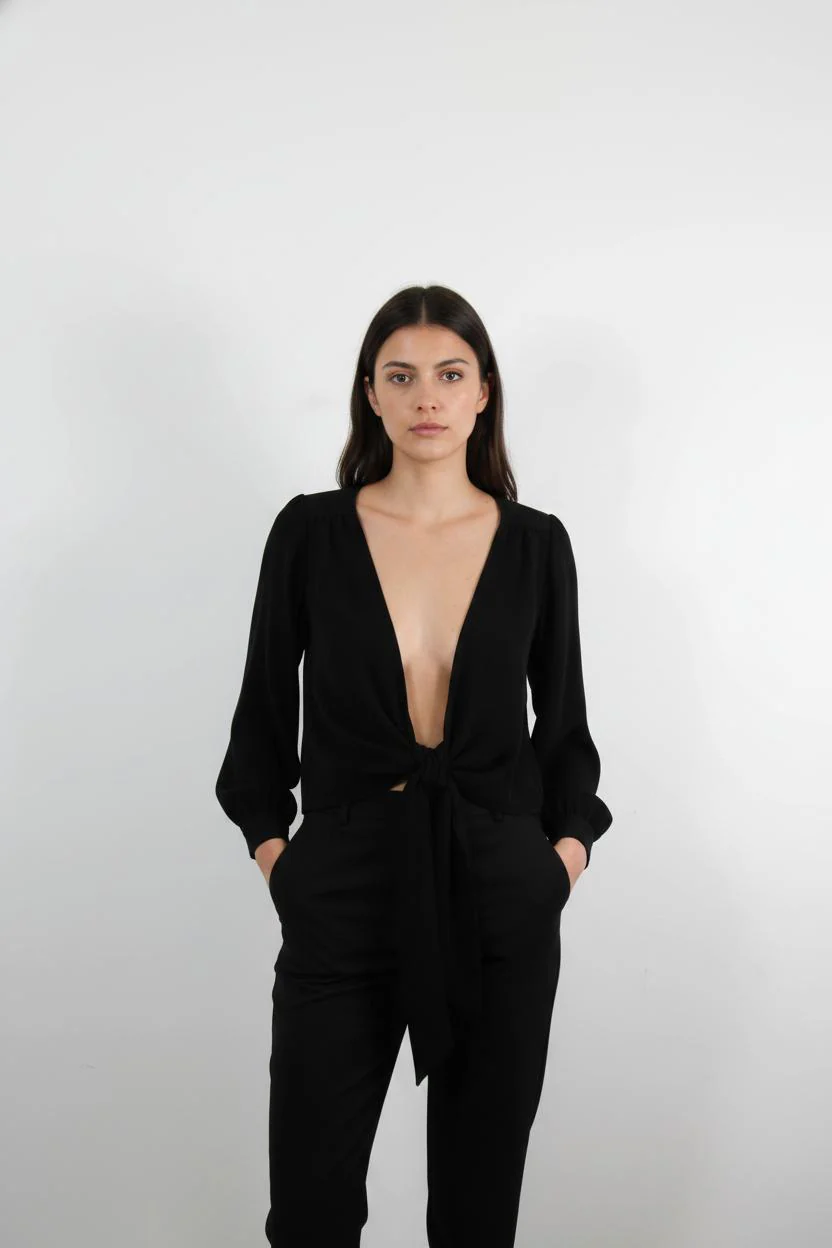 Blouse Noire - Taille M/38