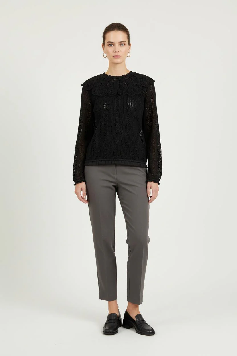 Blouse Noire - Taille M/38