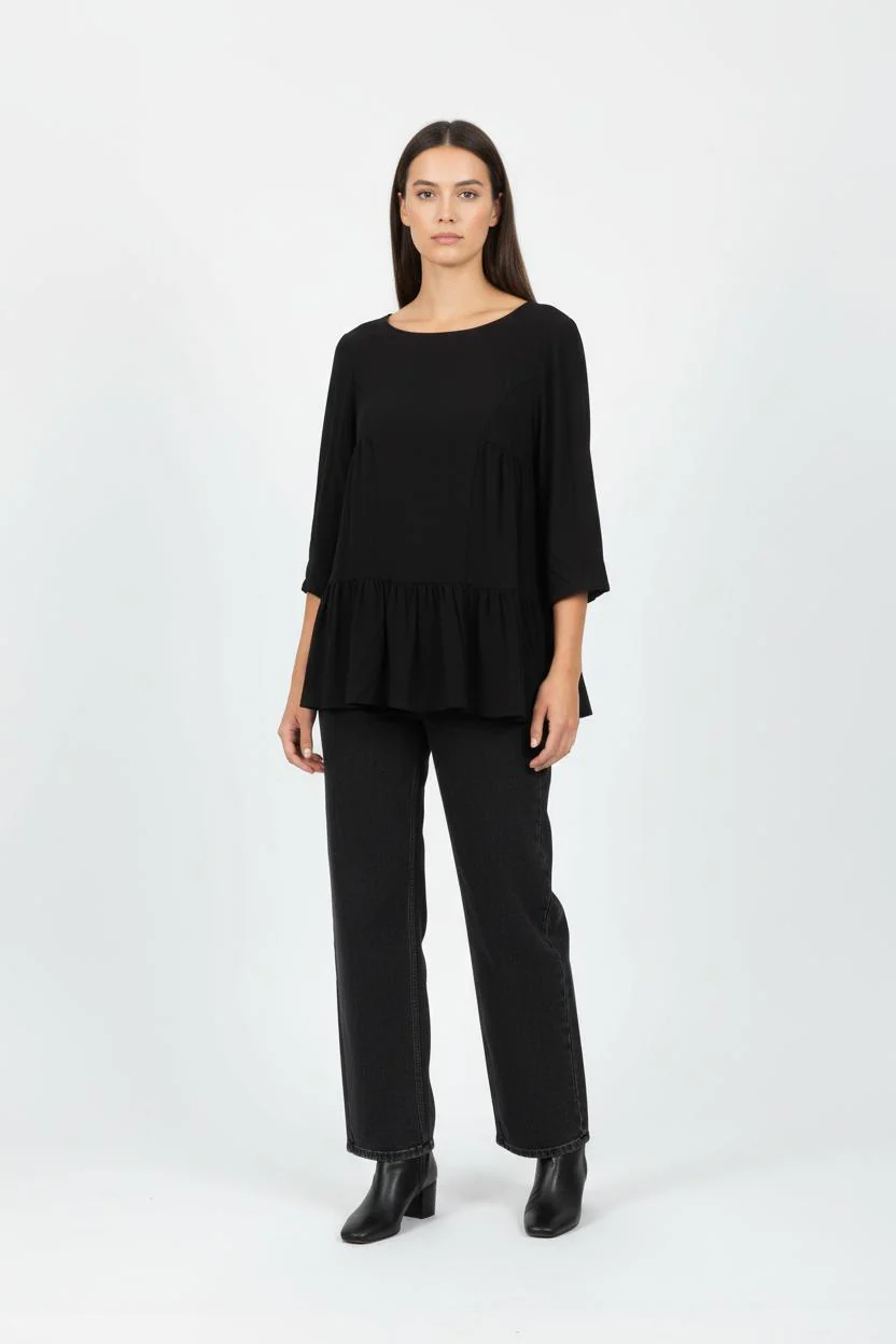 Blouse Noire - Taille M/38