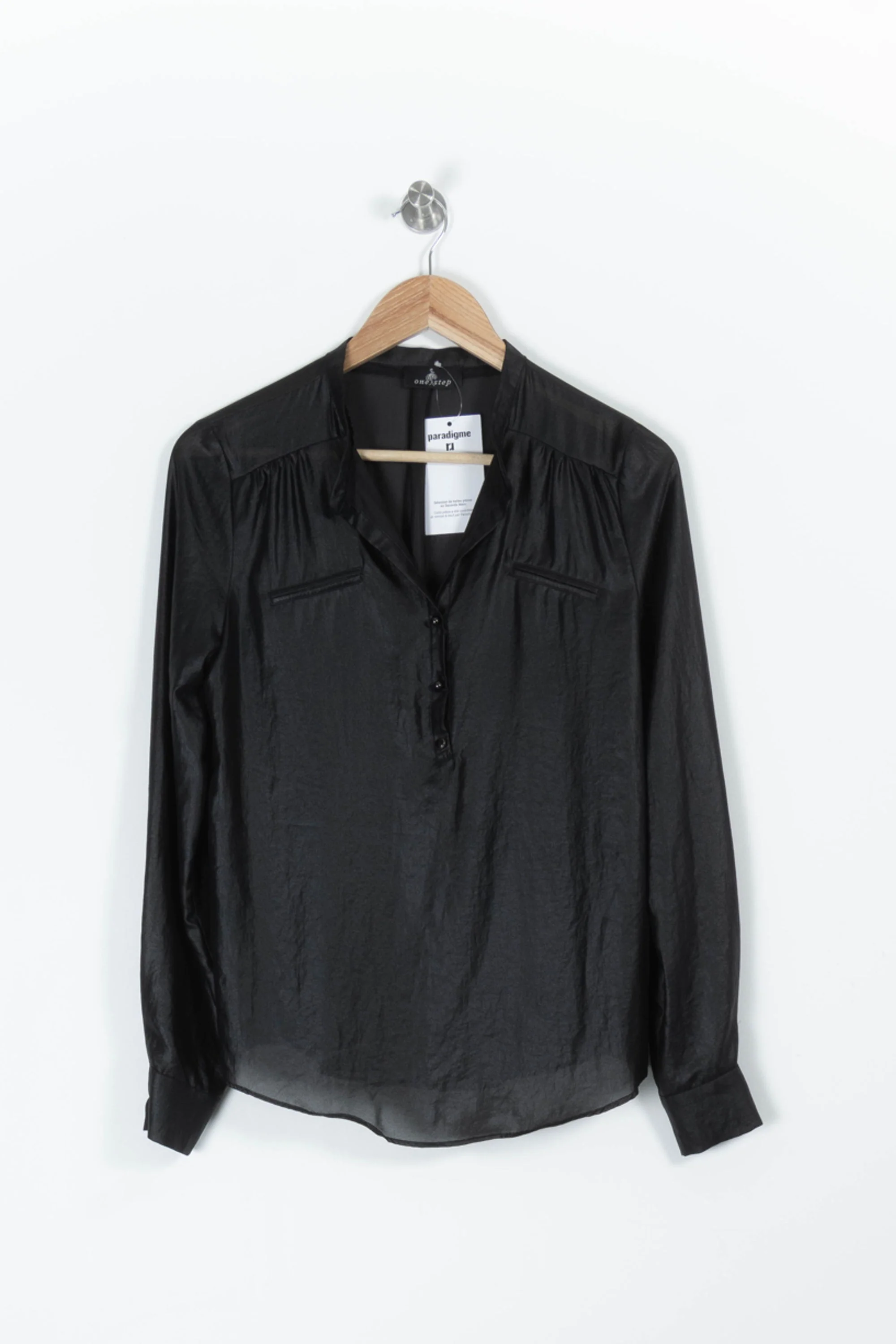 Blouse Noire - Taille M/38 - Image 2