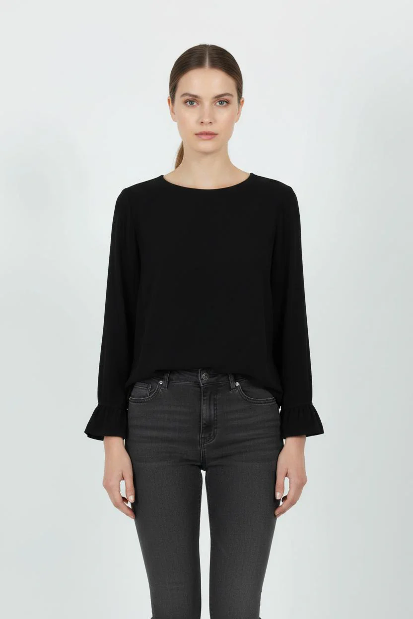 Blouse Noire - Taille M/38