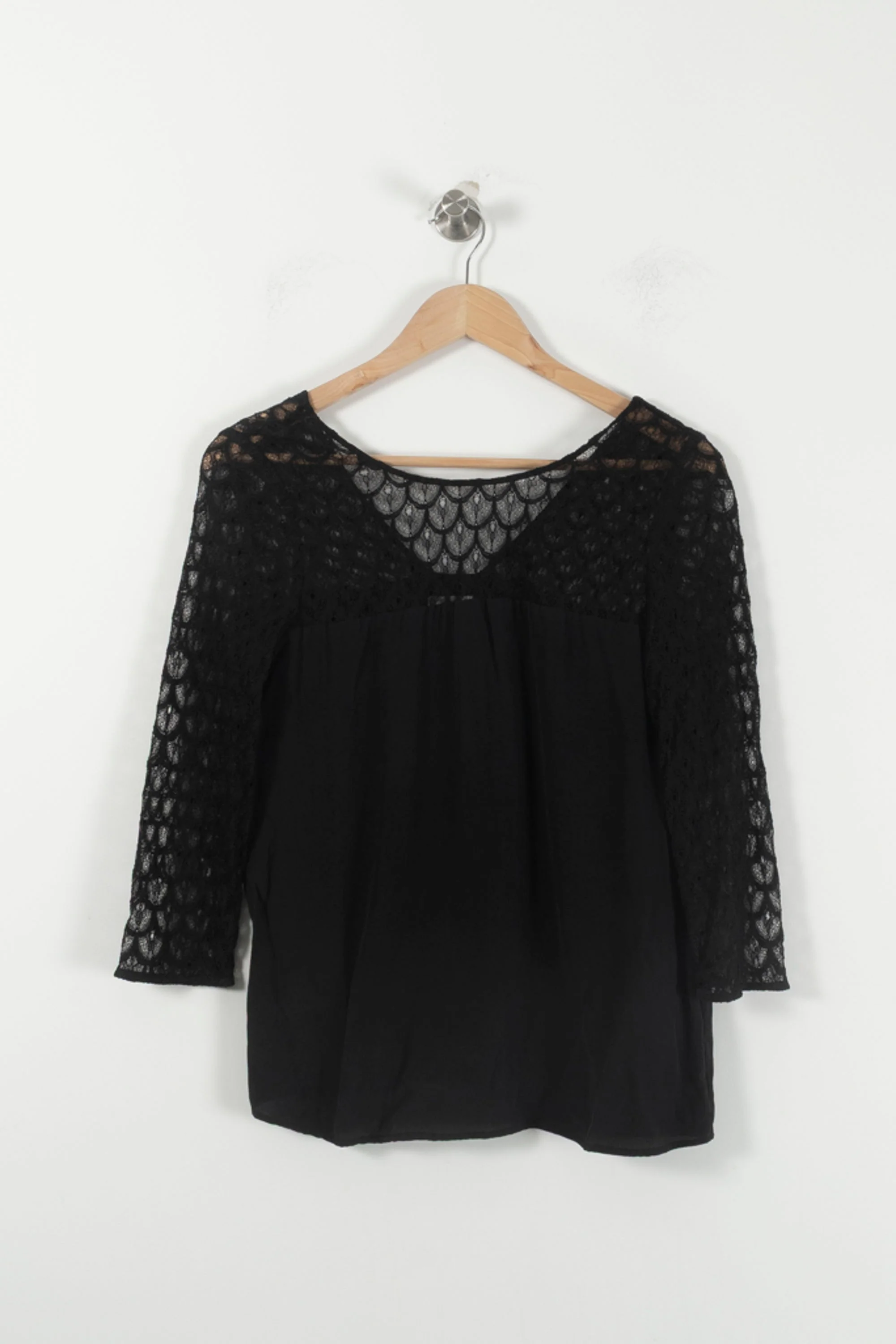 Blouse Noire - Taille S/36 - Image 2