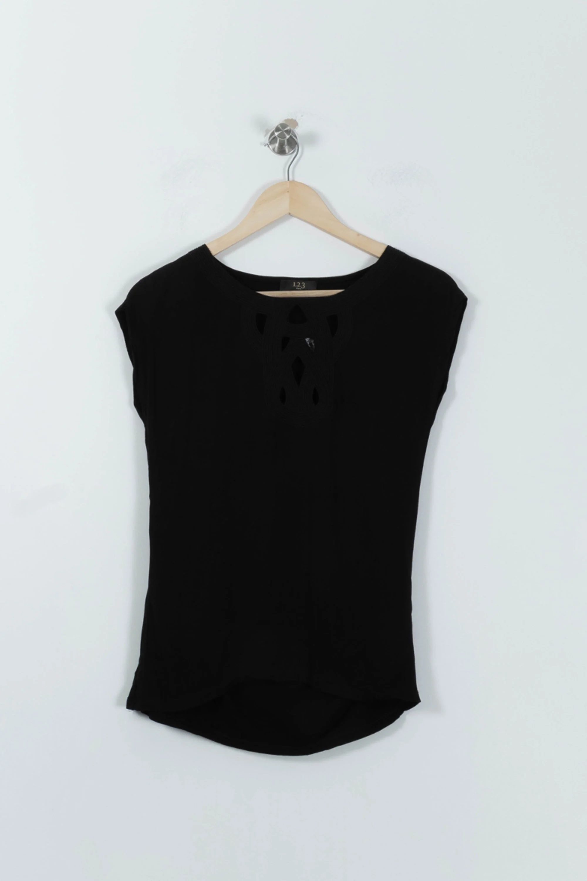 Blouse Noire - Taille S/36 - Image 2