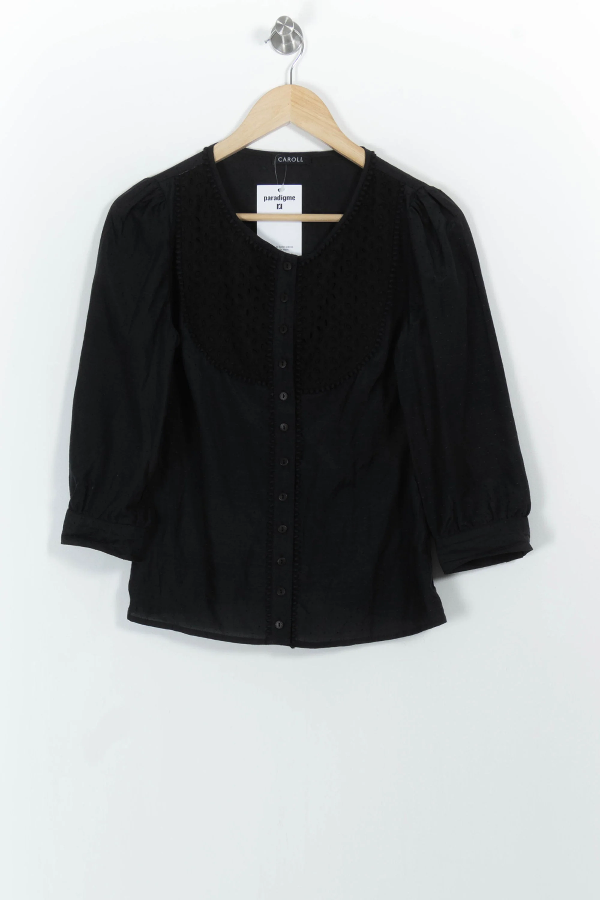 Blouse Noire - Taille S/36 - Image 2