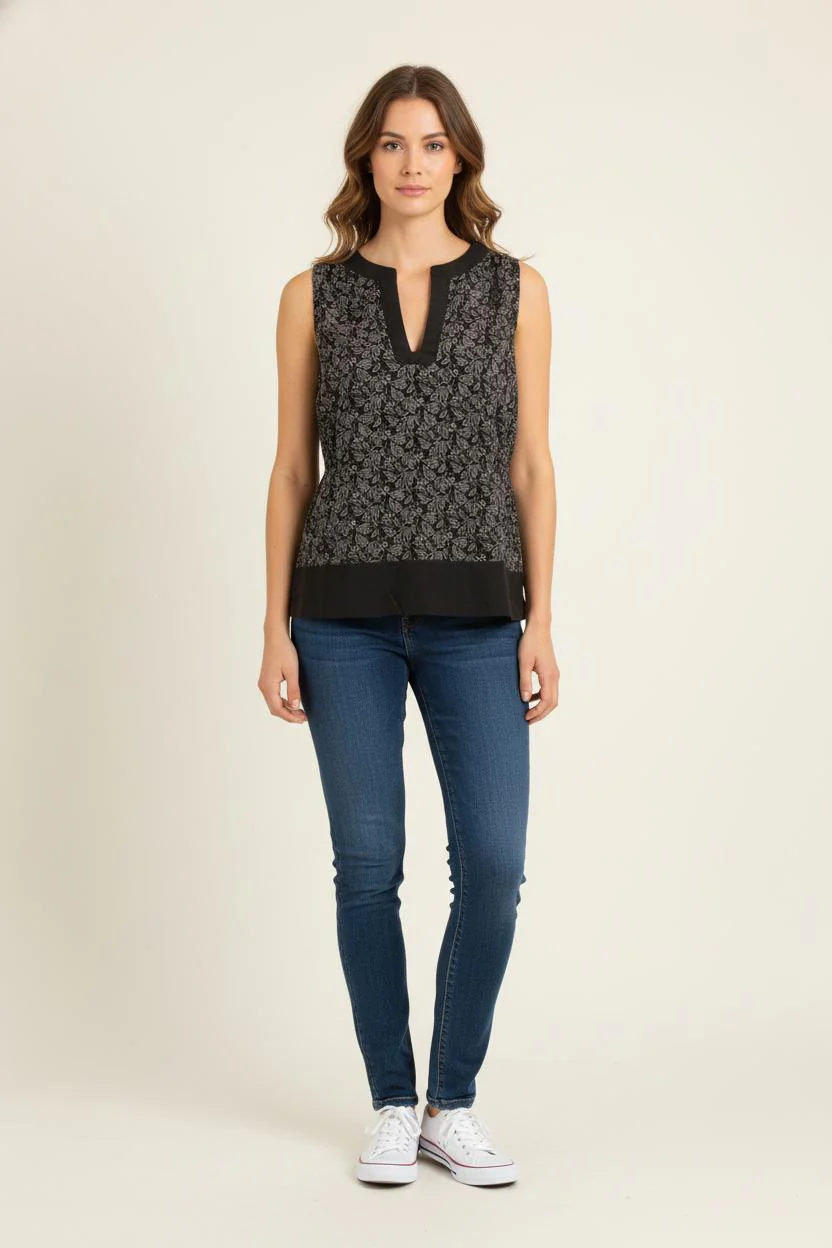 Blouse Noire - Taille XS/34