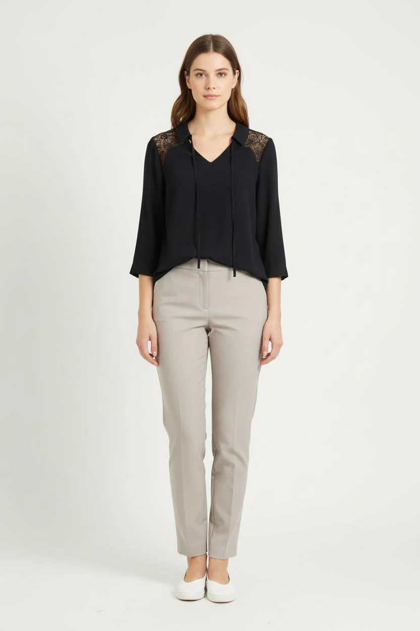 Blouse Noire - Taille XS/34