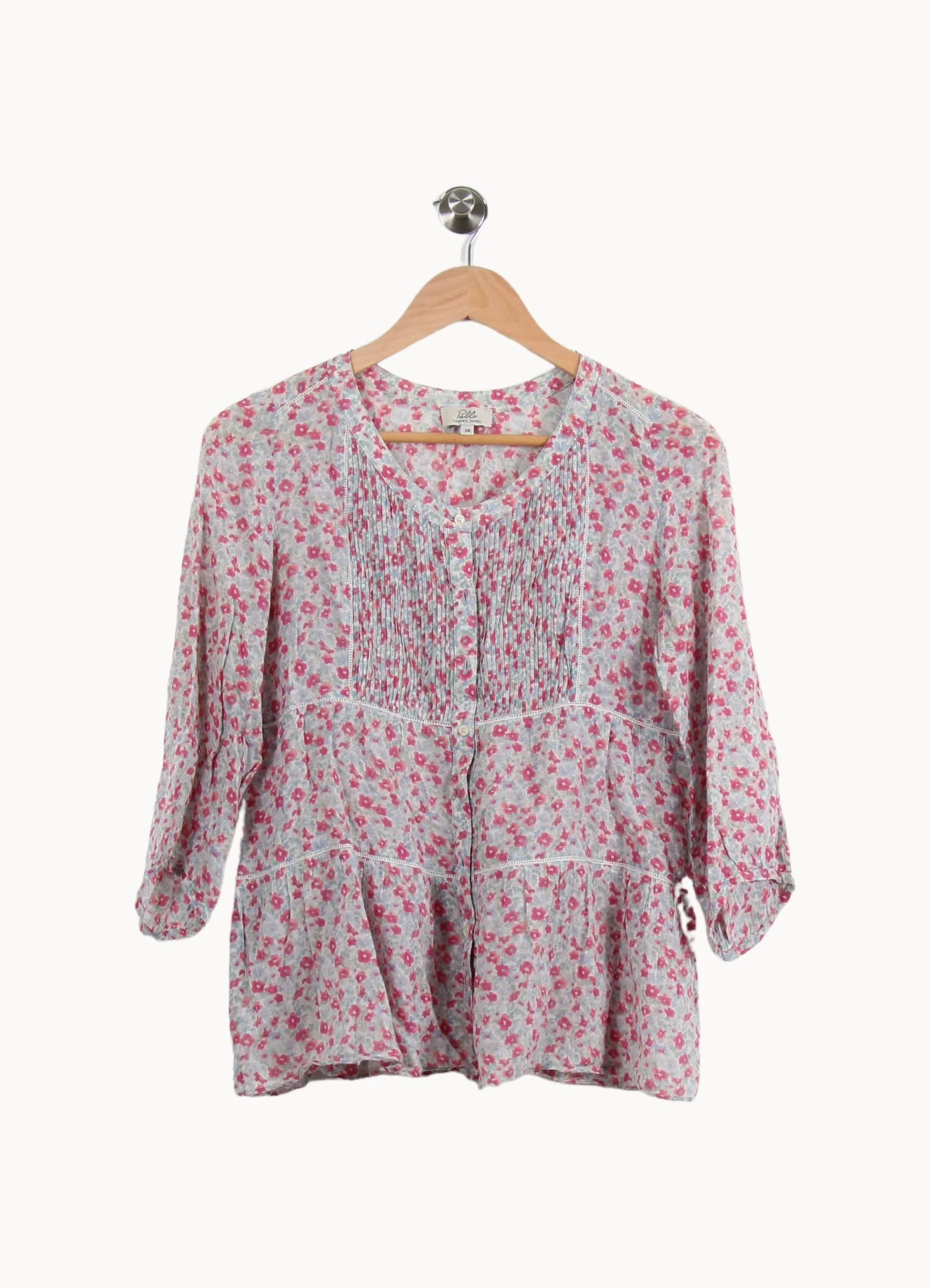 Blouse Rose et Blanche - Taille M/38 - Image 2