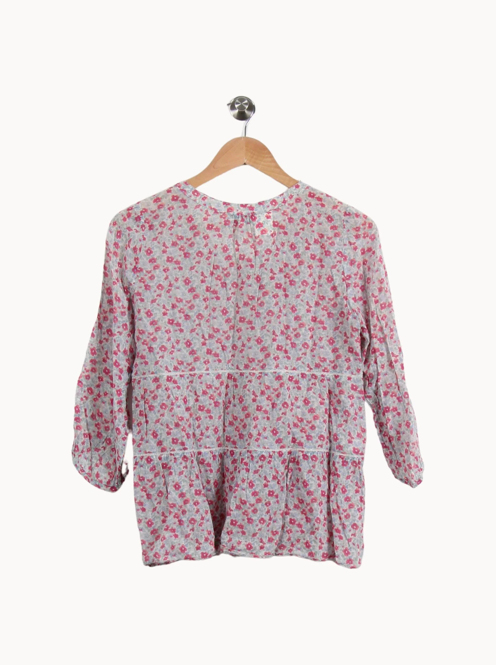 Blouse Rose et Blanche - Taille M/38 - Image 4