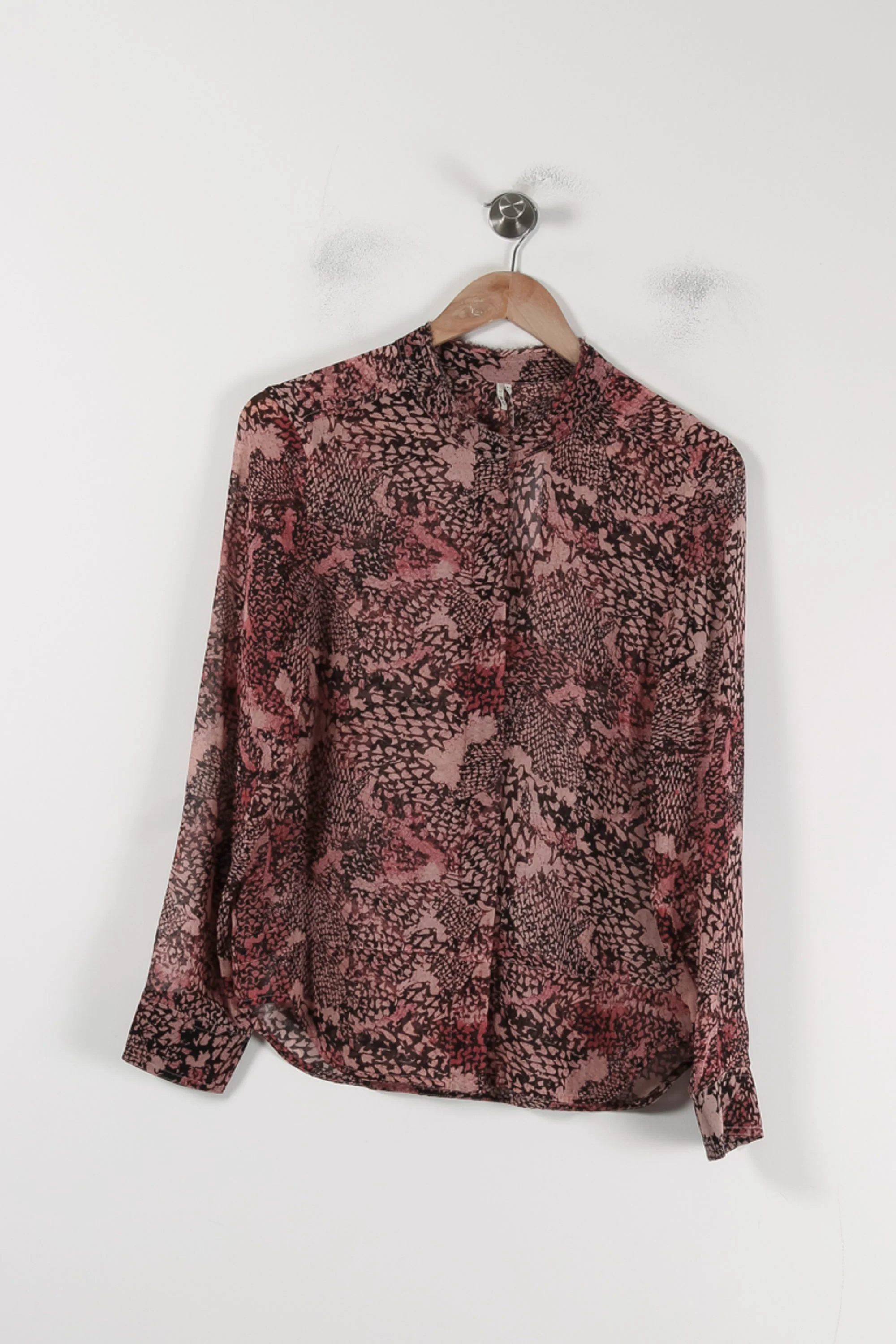 Blouse Rose et Noire - Taille L/40 - Image 2