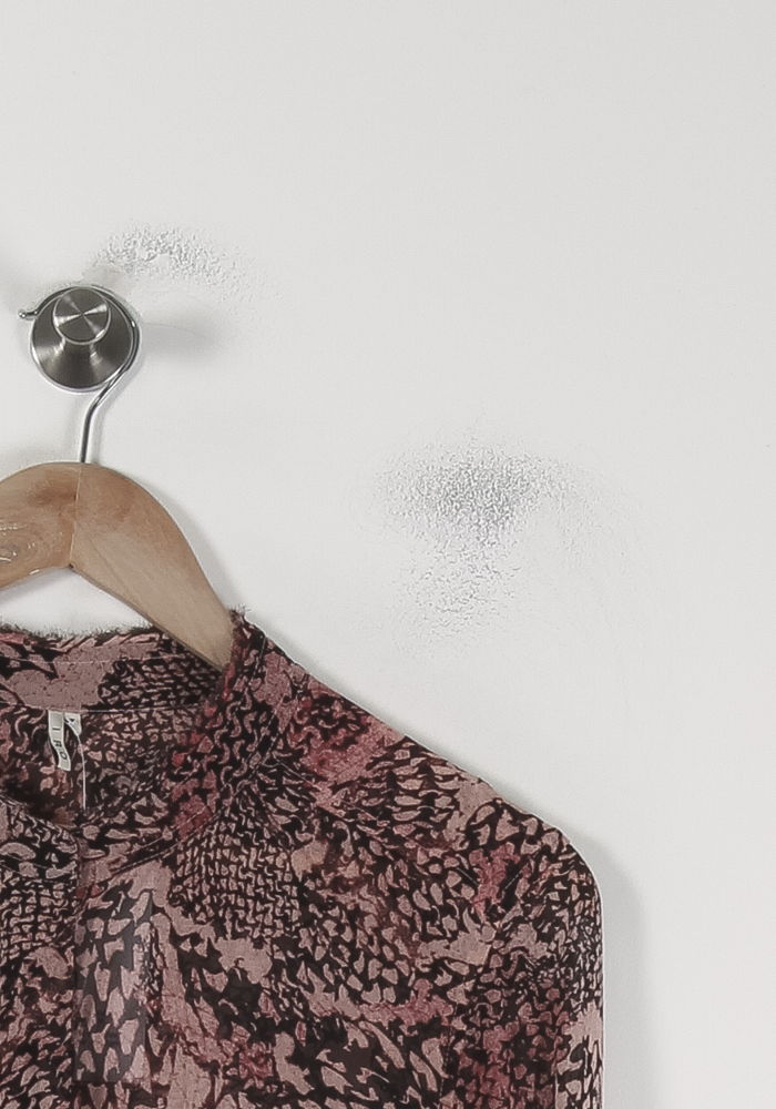 Blouse Rose et Noire - Taille L/40 - Image 3