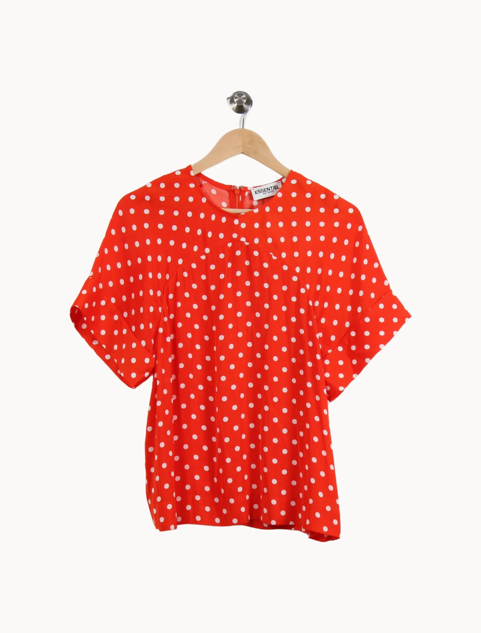 Blouse Rouge et Blanche - Taille M/38 - Image 2