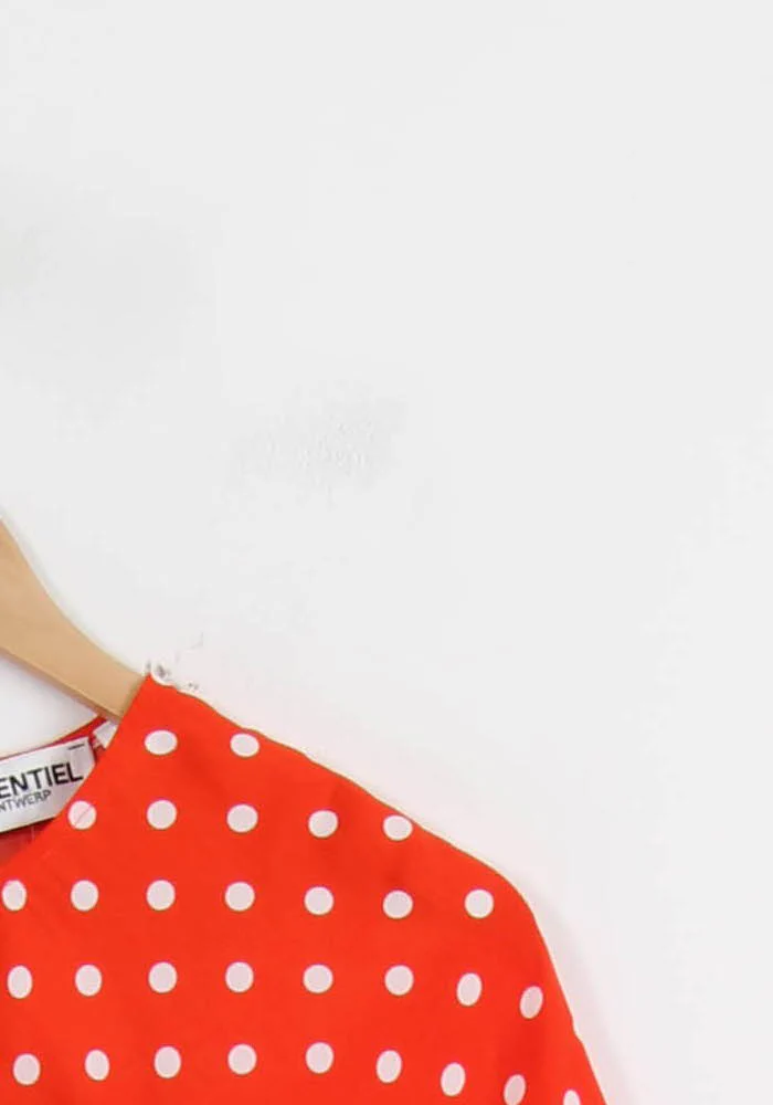 Blouse Rouge et Blanche - Taille M/38 - Image 3