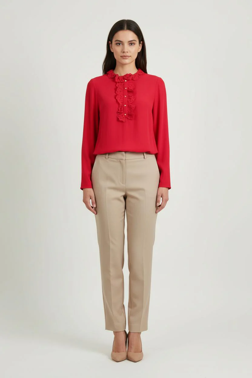 Blouse Rouge - Taille S/36