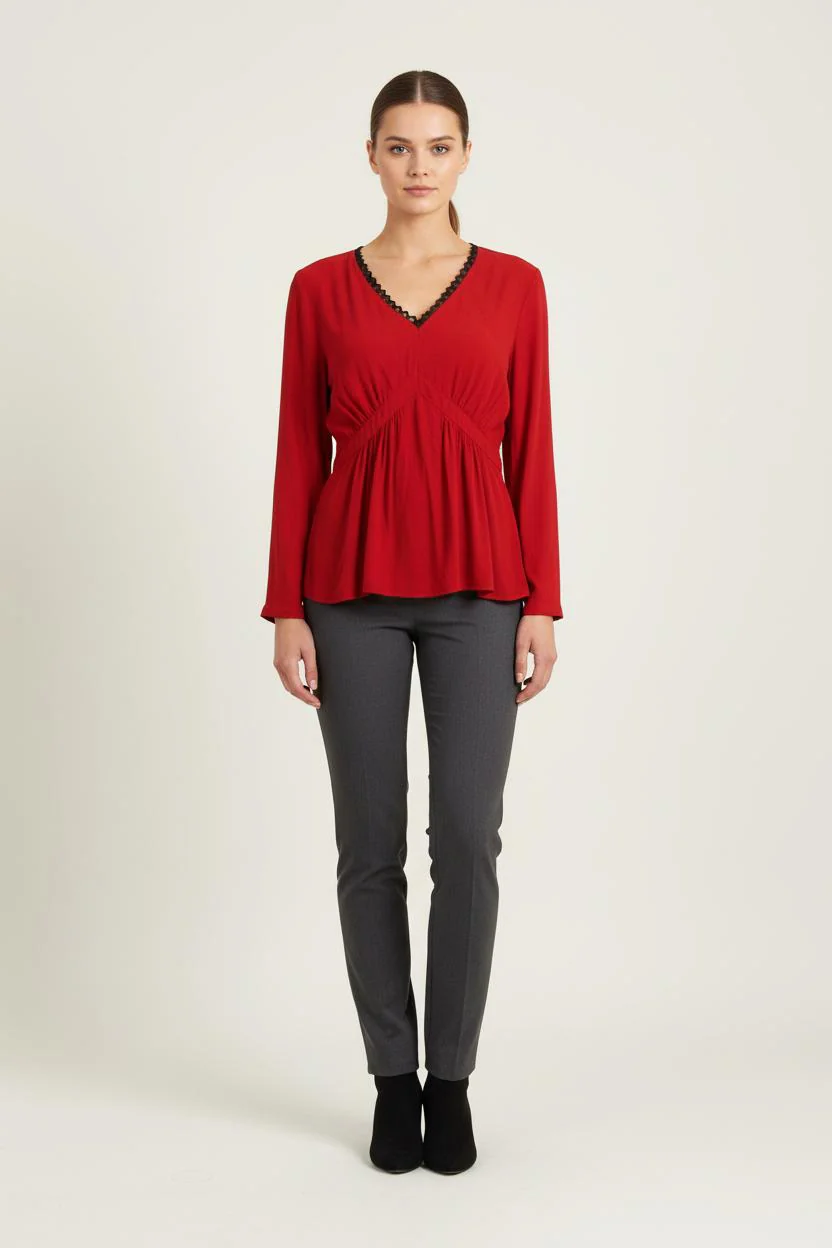Blouse Rouge - Taille S/36