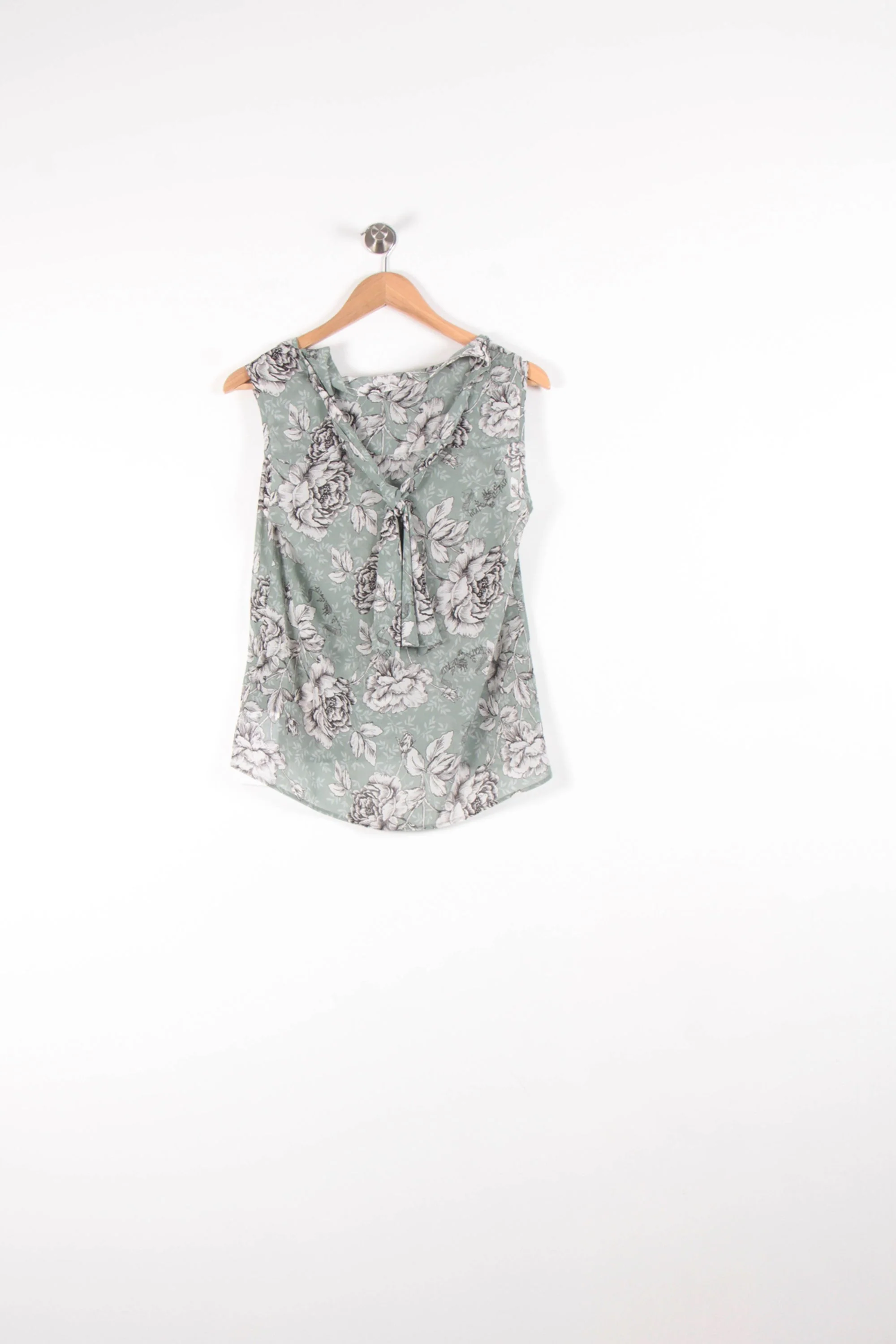 Blouse Verte et Blanche - Taille M/38 - Image 4