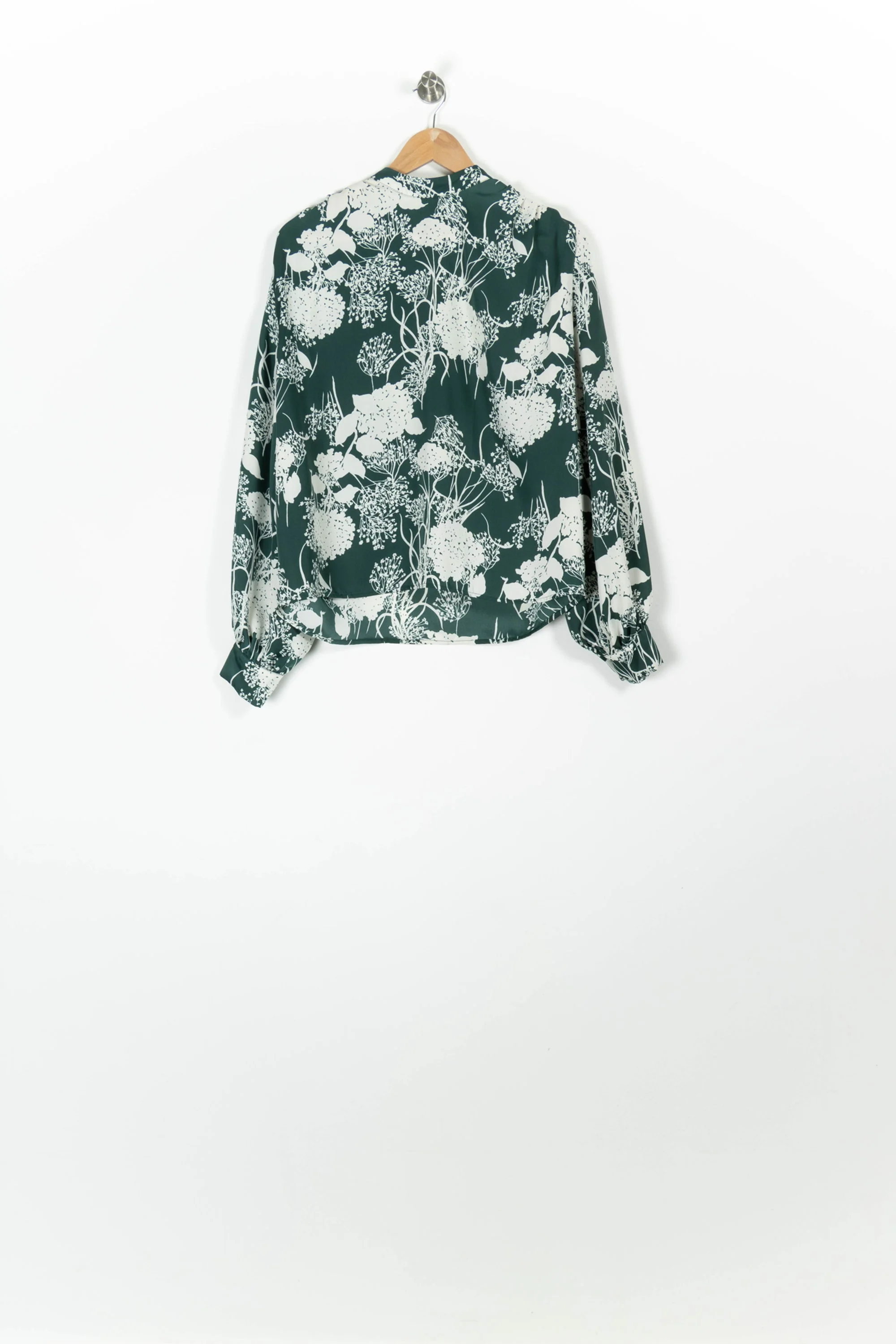 Blouse Verte et Blanche - Taille M/38 - Image 2