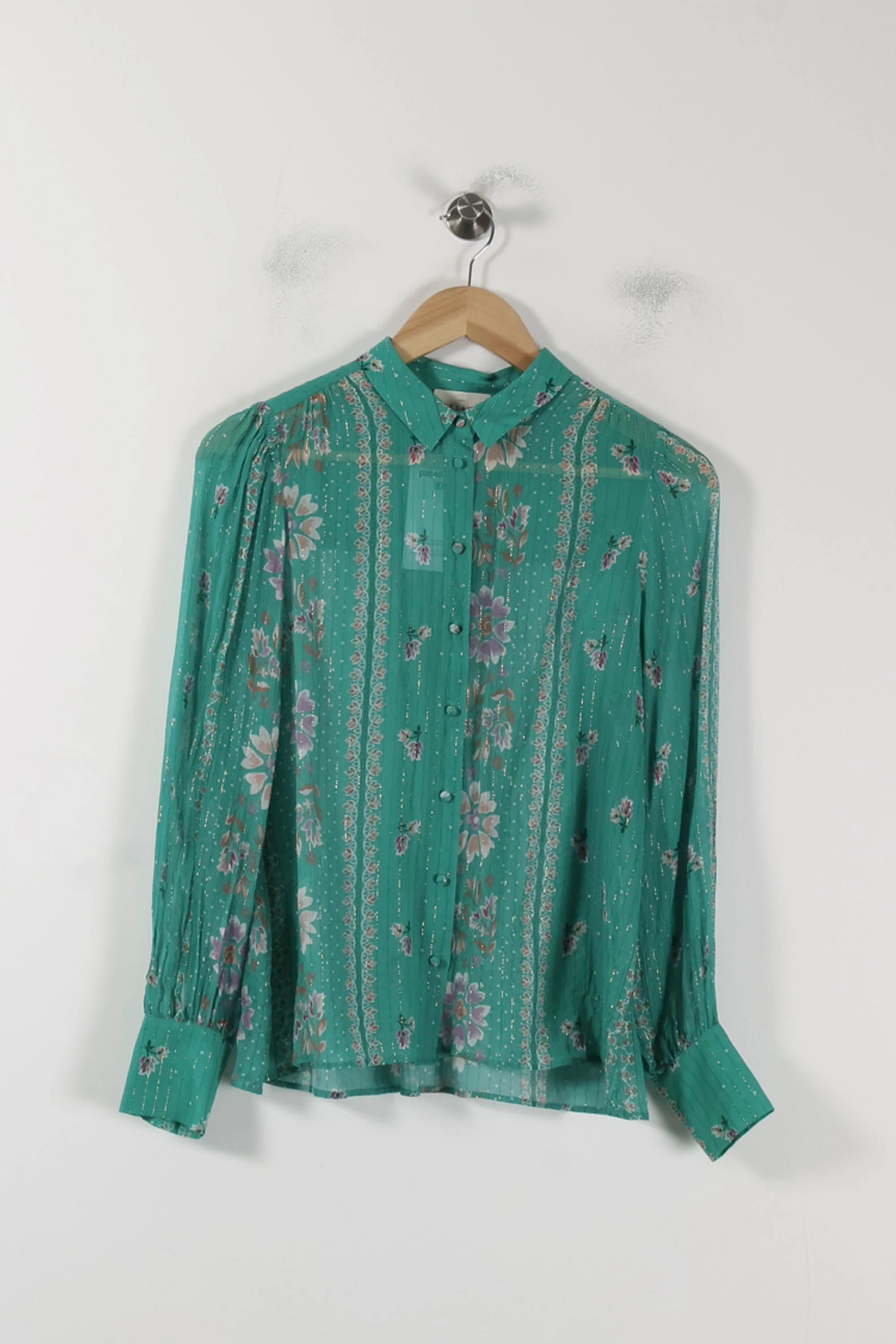 Blouse Verte - Taille S/36 - Image 2