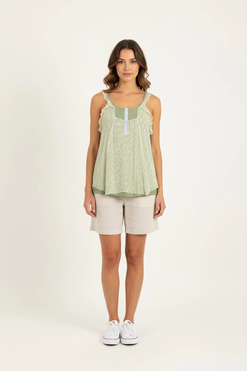 Blouse Verte - Taille T.U.