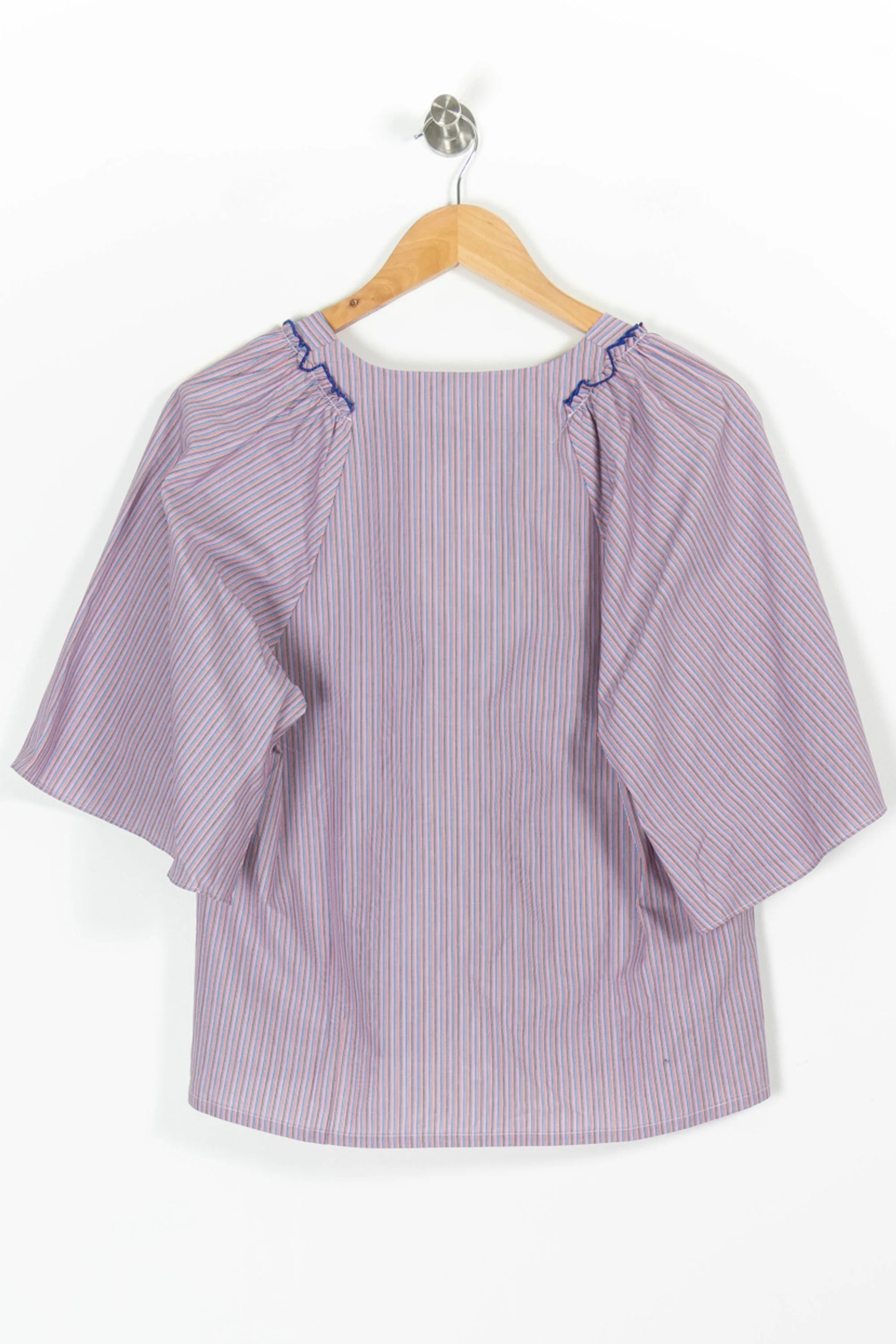 Blouse Violet et Bleu - Taille S/36 - Image 4