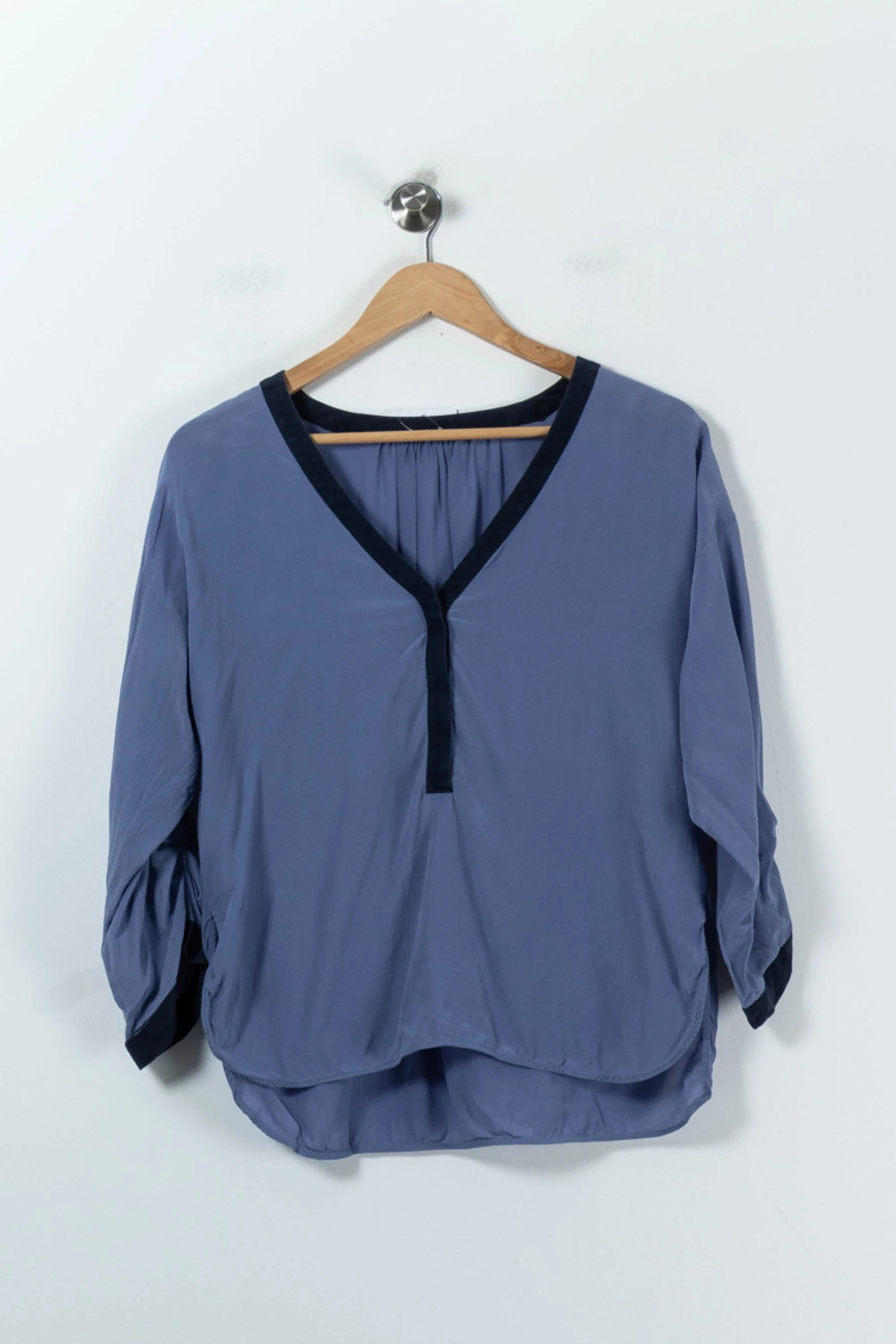 Blouse Violet et Noir - Taille S/36 - Image 2
