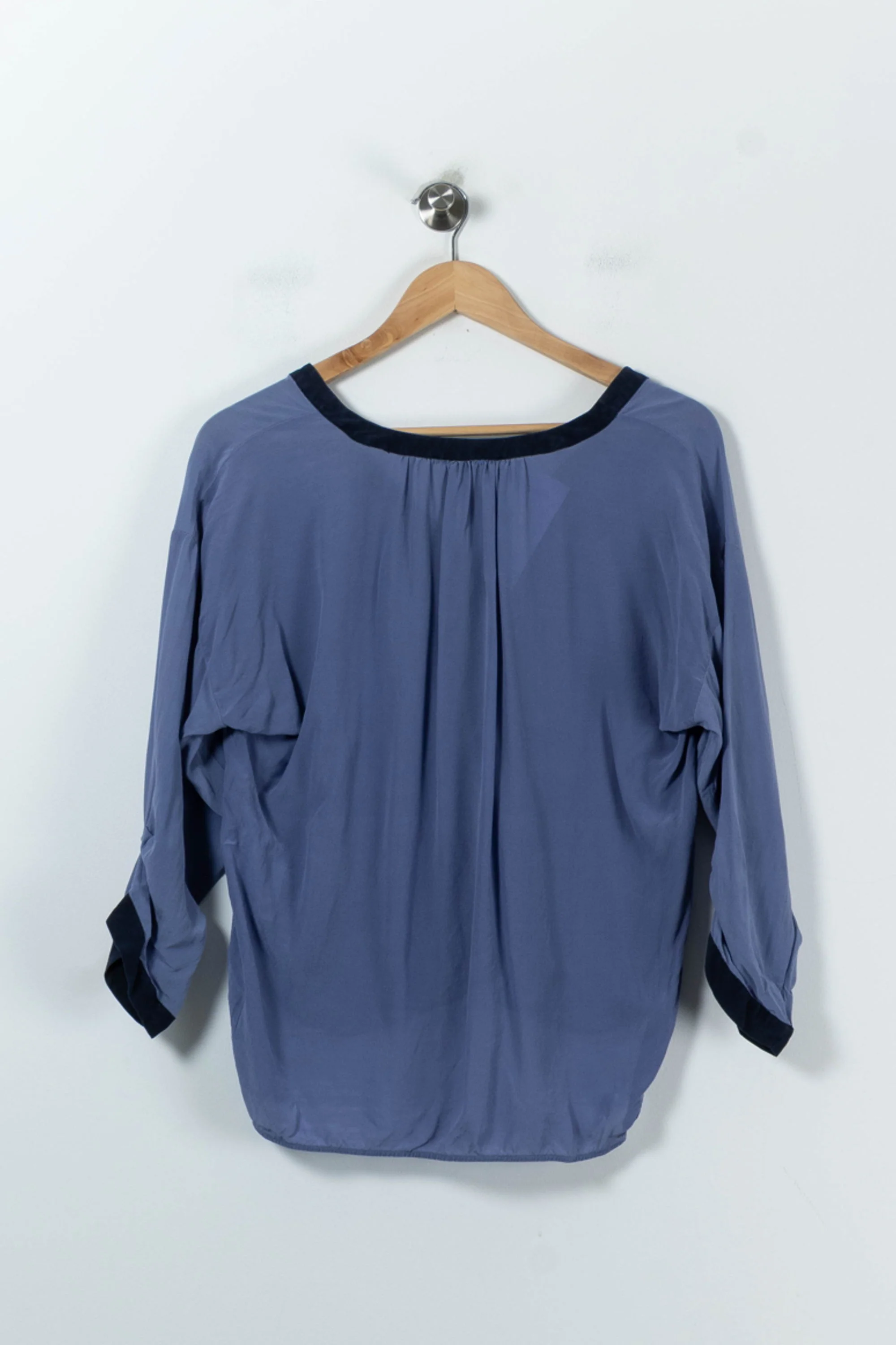 Blouse Violet et Noir - Taille S/36 - Image 4
