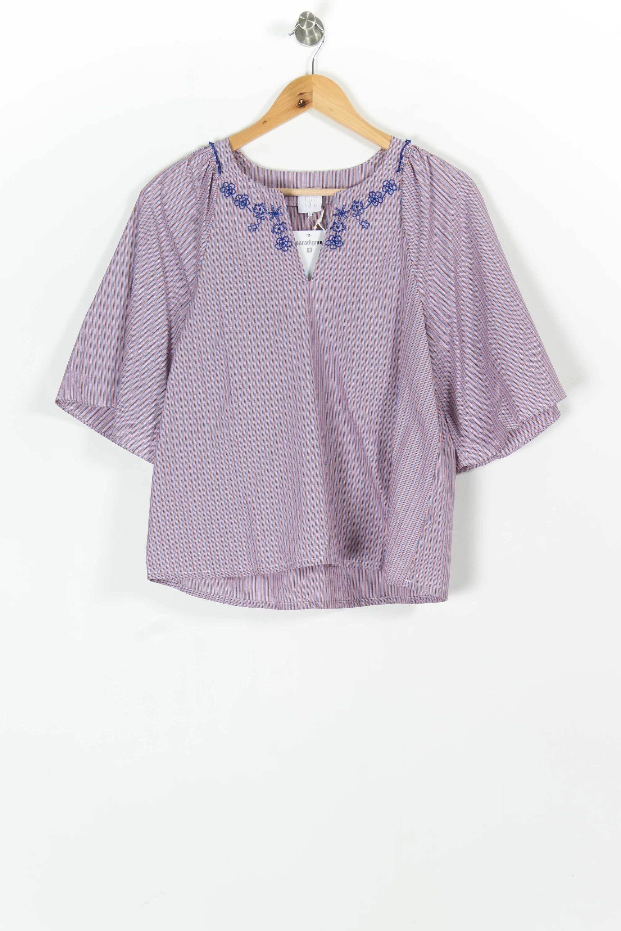 Blouse Violette et Bleue - Taille S/36 - Image 2