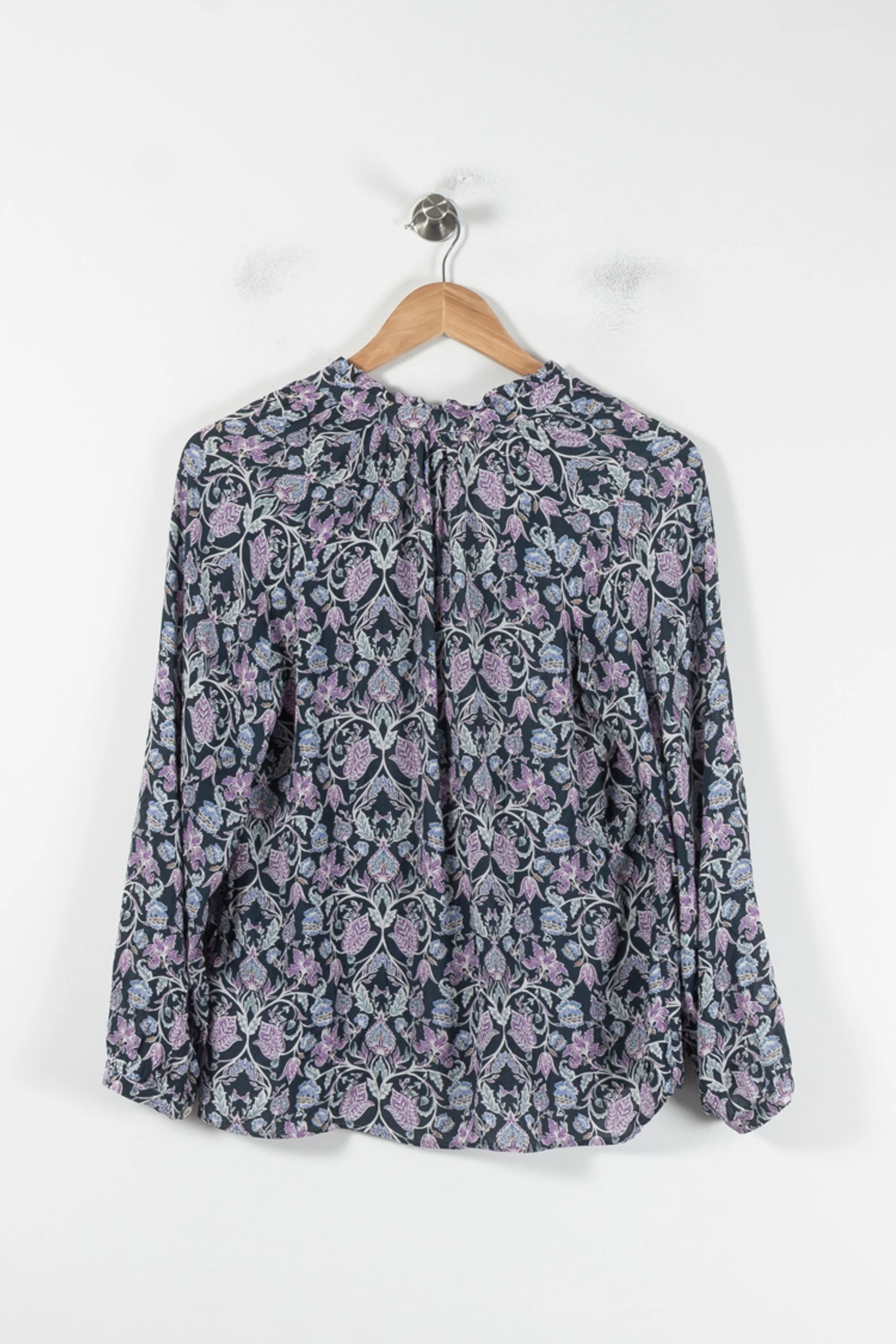 Blouse Violette et Noire - Taille M/38 - Image 4