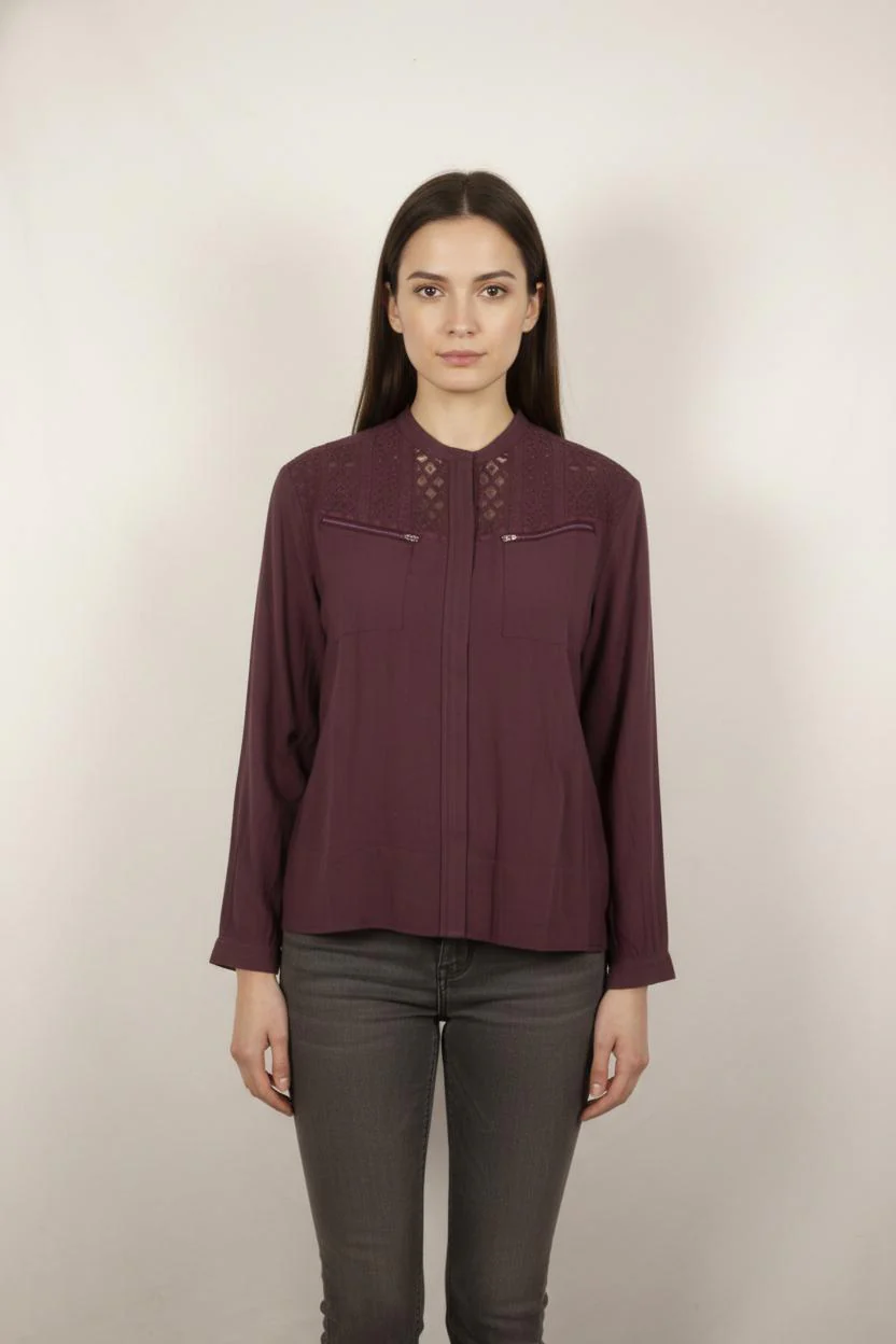 Blouse Violette - Taille S/36 - Image 2