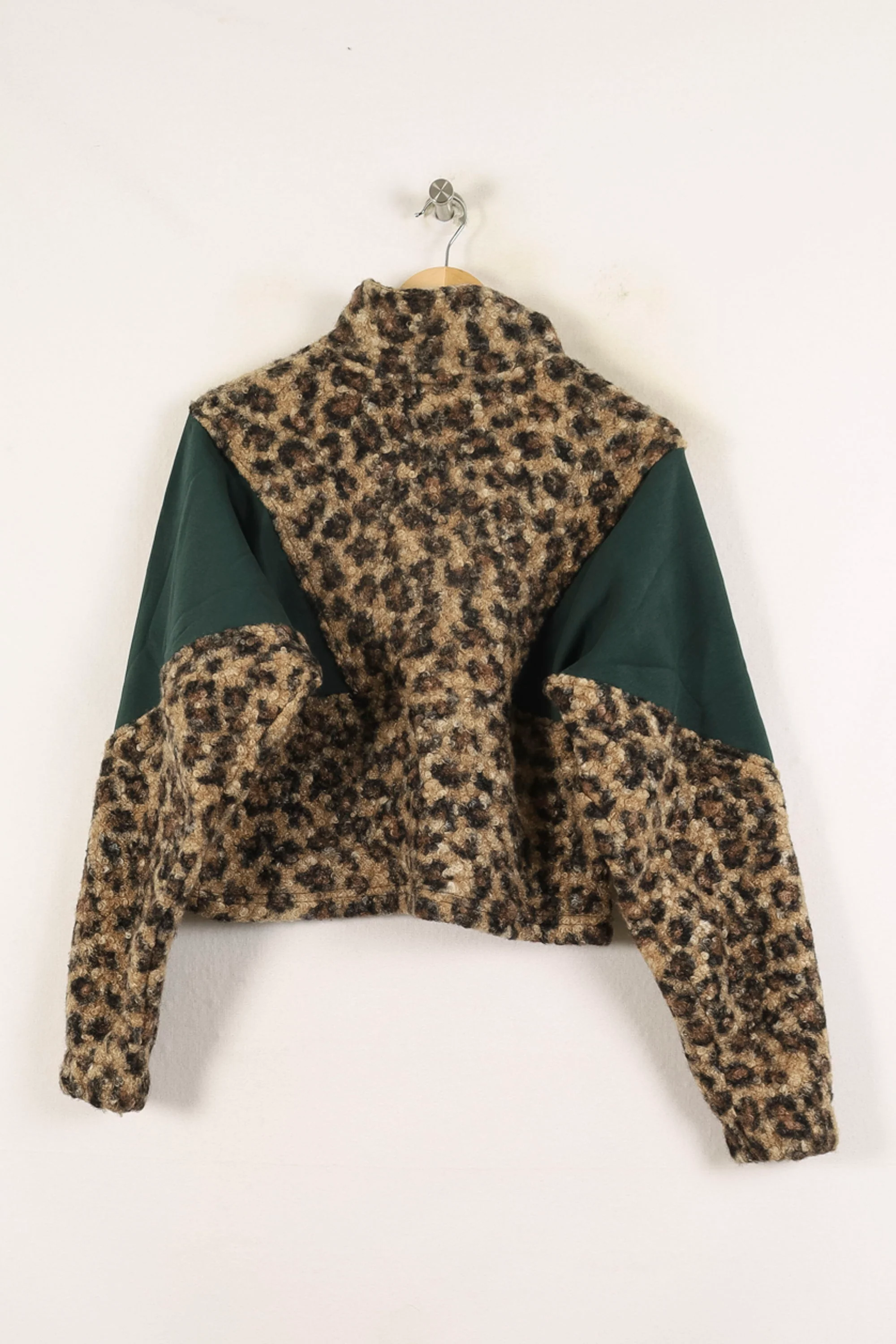 Blouson Léopard et Vert - Taille S/36 - Image 4