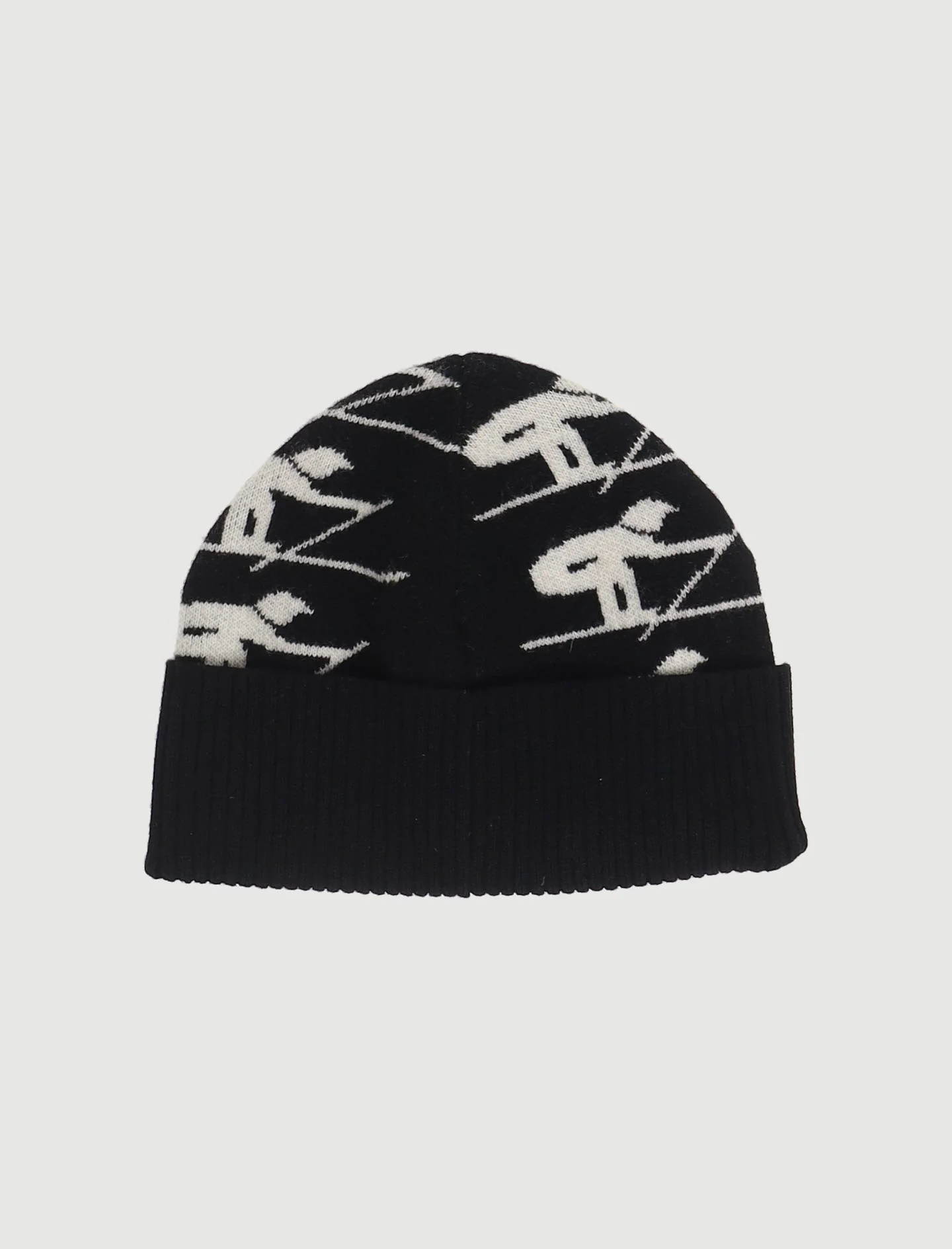 Bonnet Noir et Blanc - Taille T.U. - Image 2