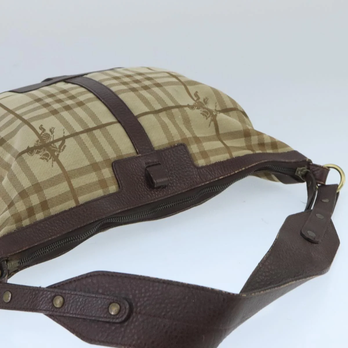 Burberry Nova check Shoulder bag Canvas and Leather - Image 14