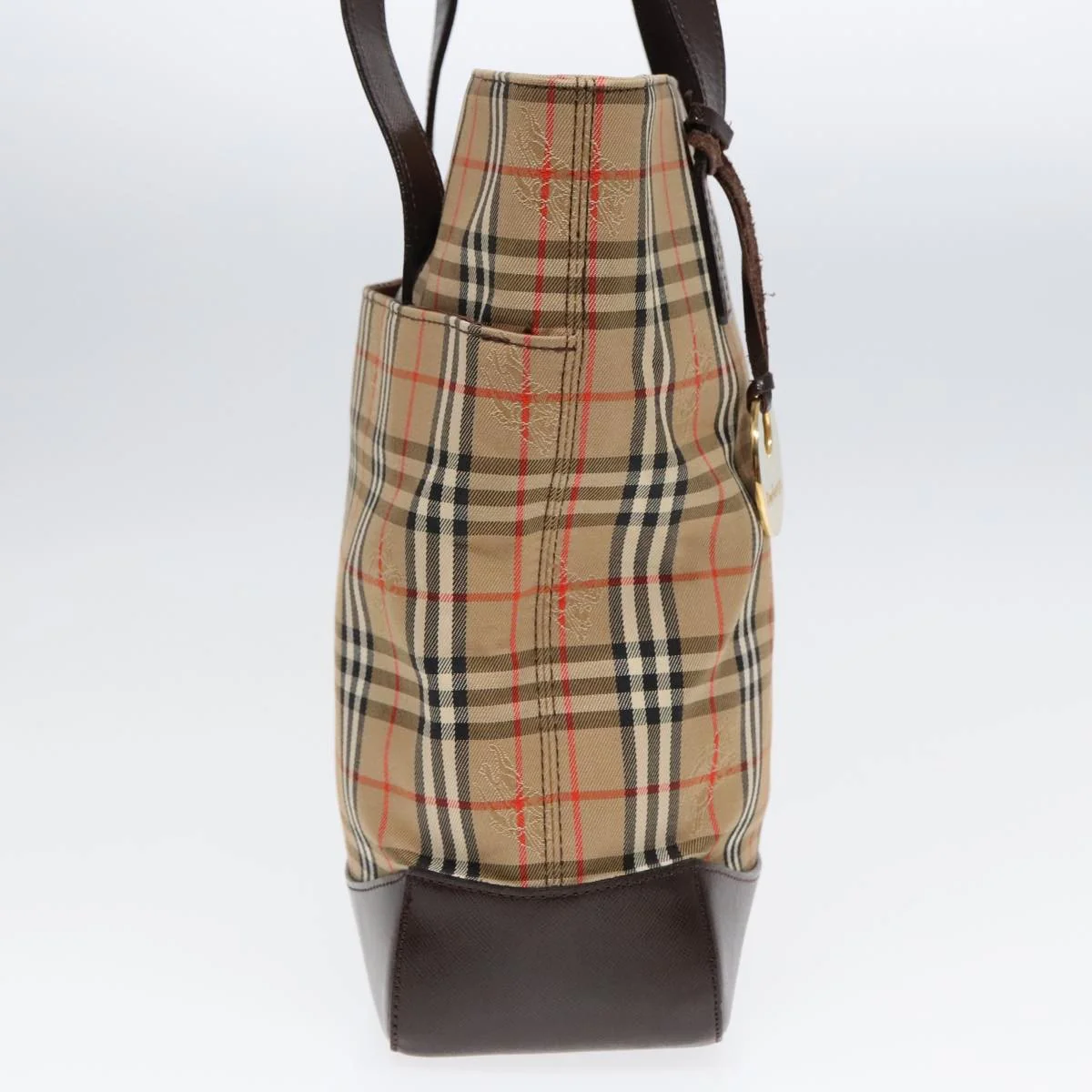 Burberry Nova Check Tote Canvas and Leather - Image 3
