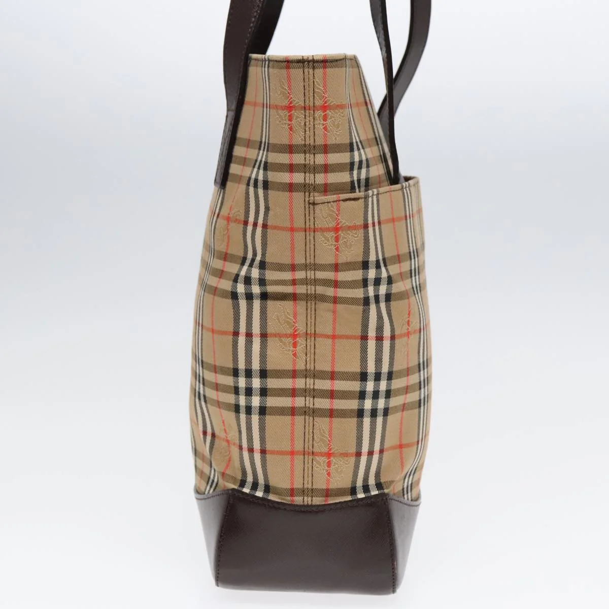 Burberry Nova Check Tote Canvas and Leather - Image 4