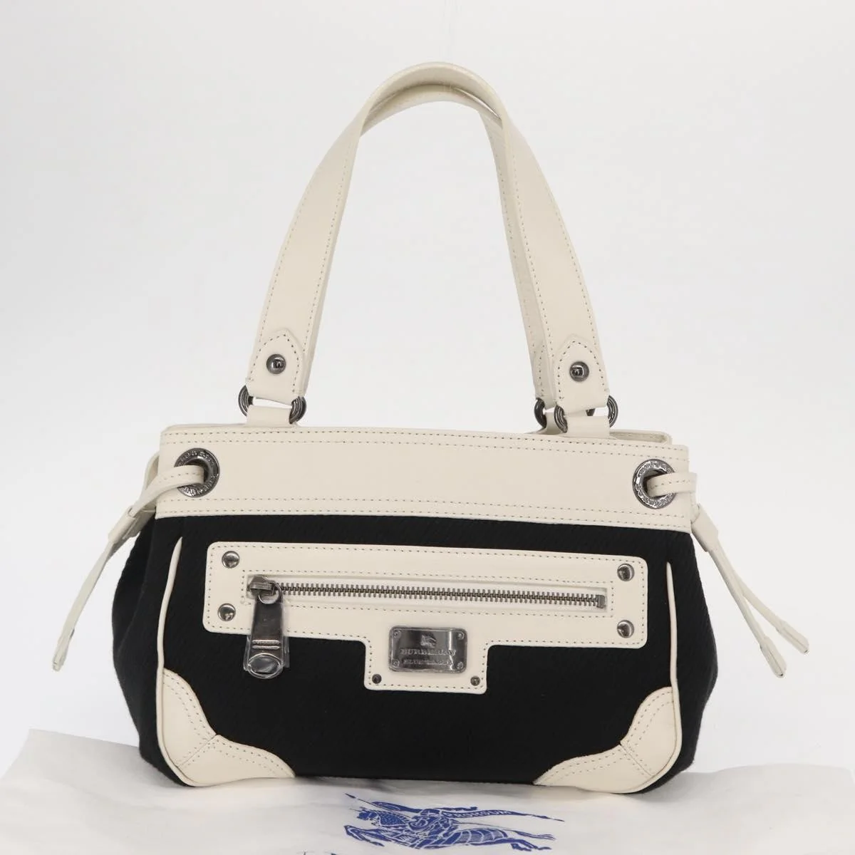 Burberry Vintage Handbag Canvas - Image 14