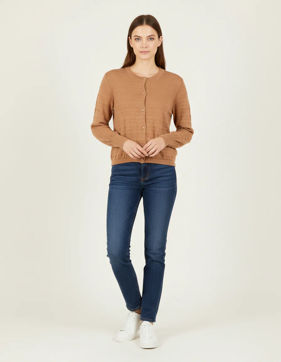 Cardigan beige - Taille M/38